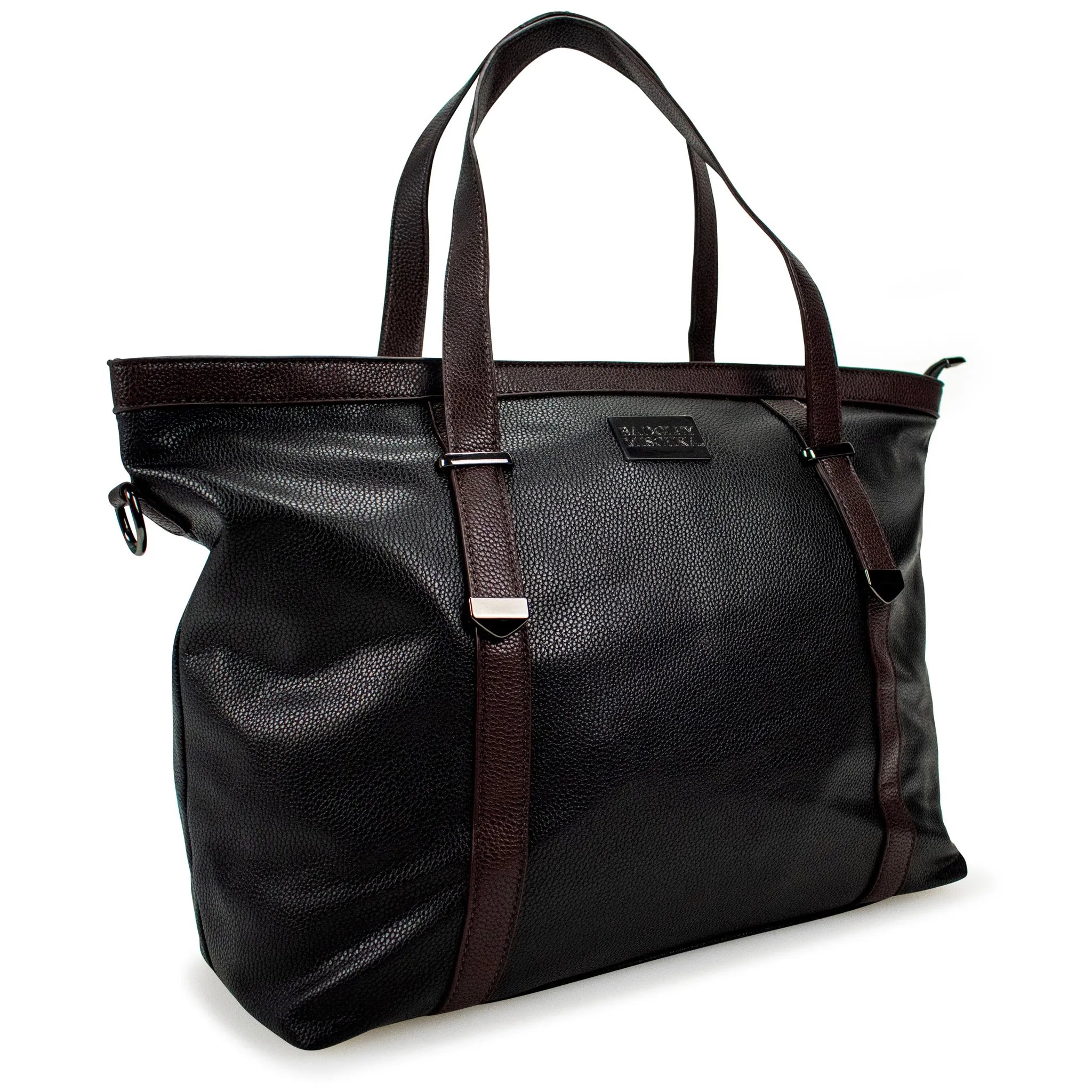 Uncomplicated Nylon Weekender Tote Bag