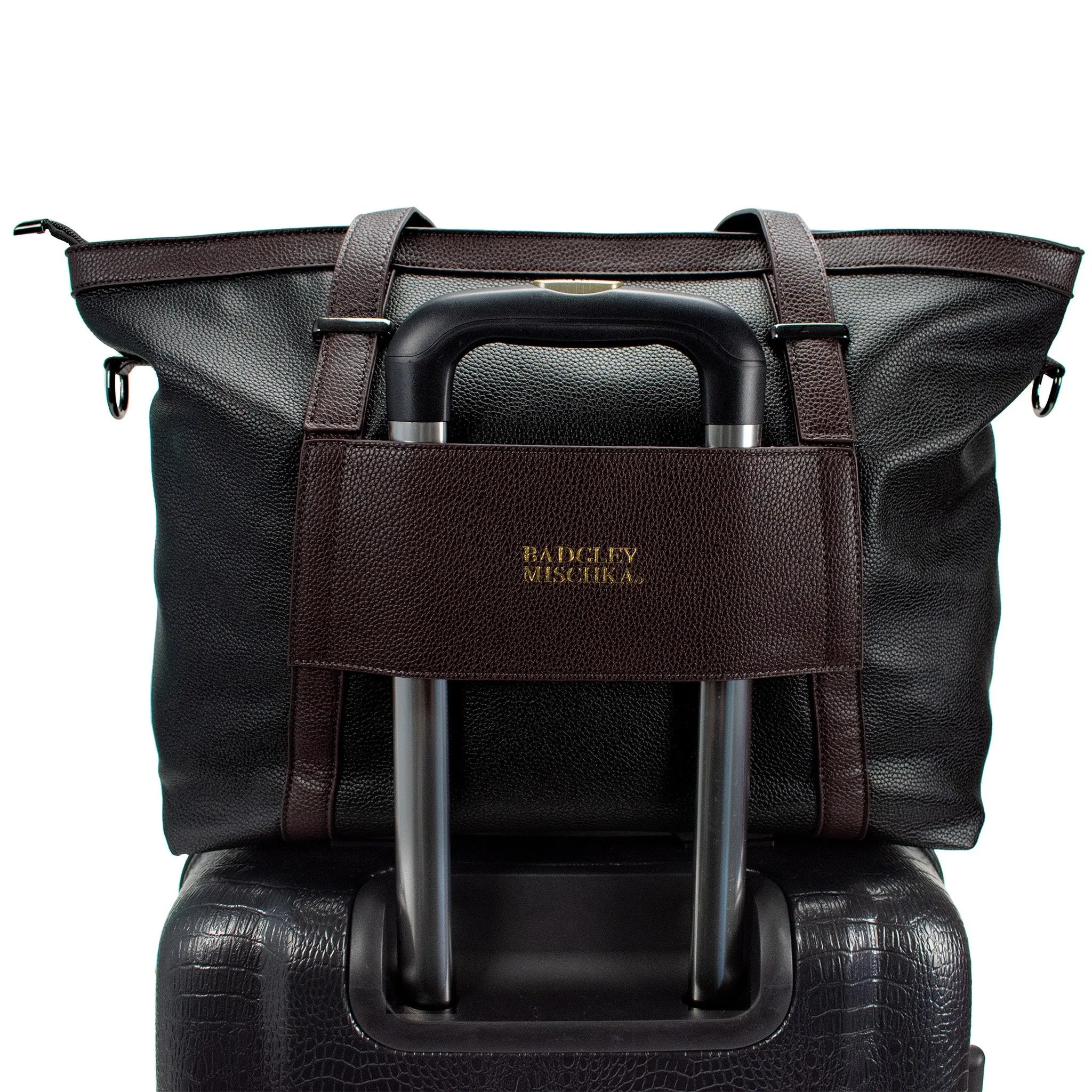 Uncomplicated Nylon Weekender Tote Bag