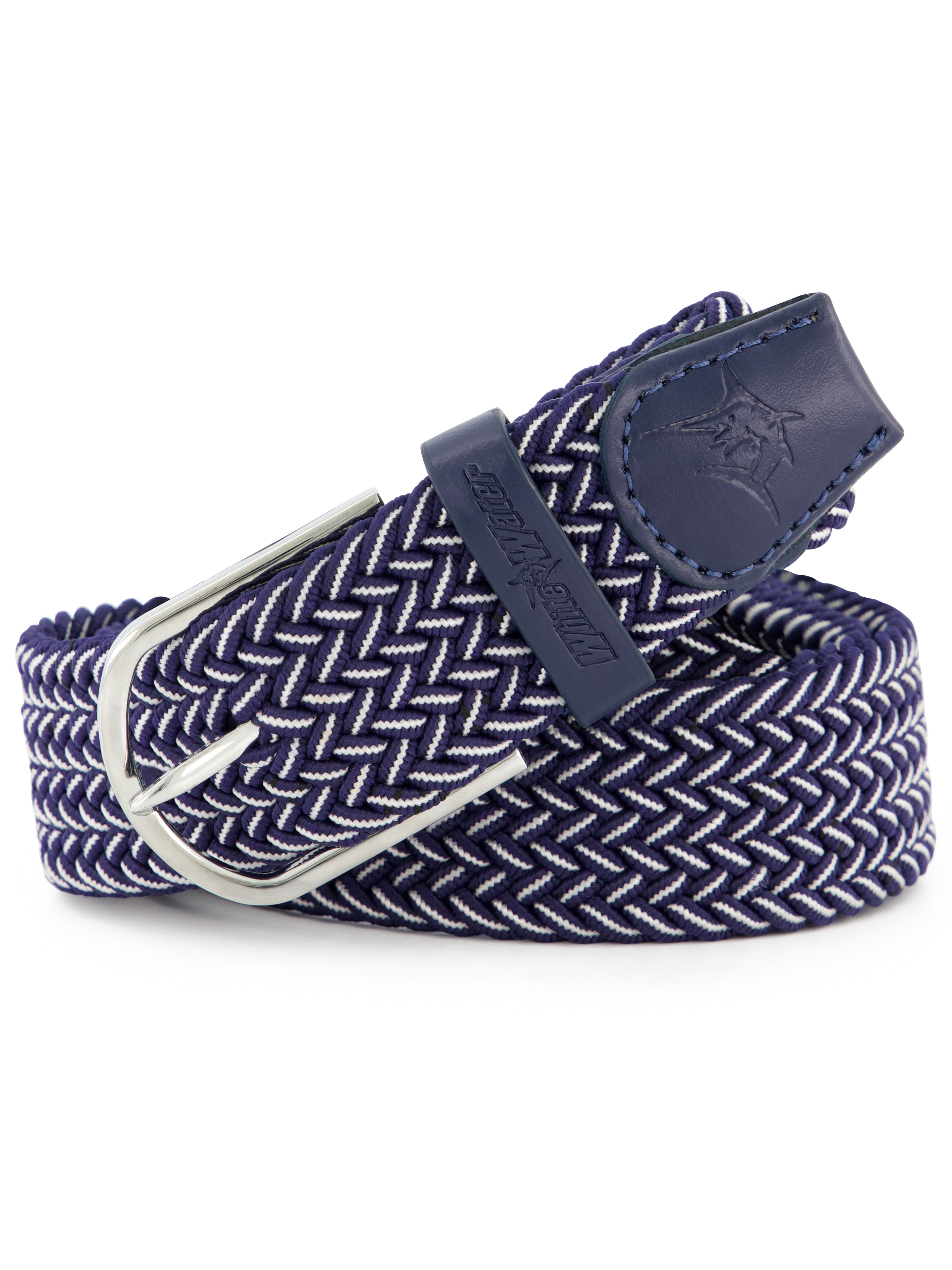 White Water Life Waterline Braided Belt Navy
