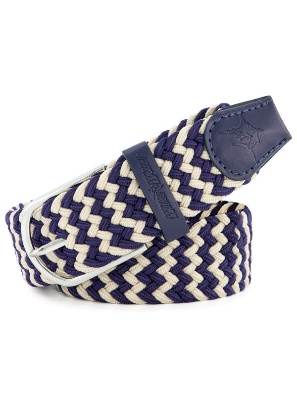 White Water Life Waterline Braided Belt Navy