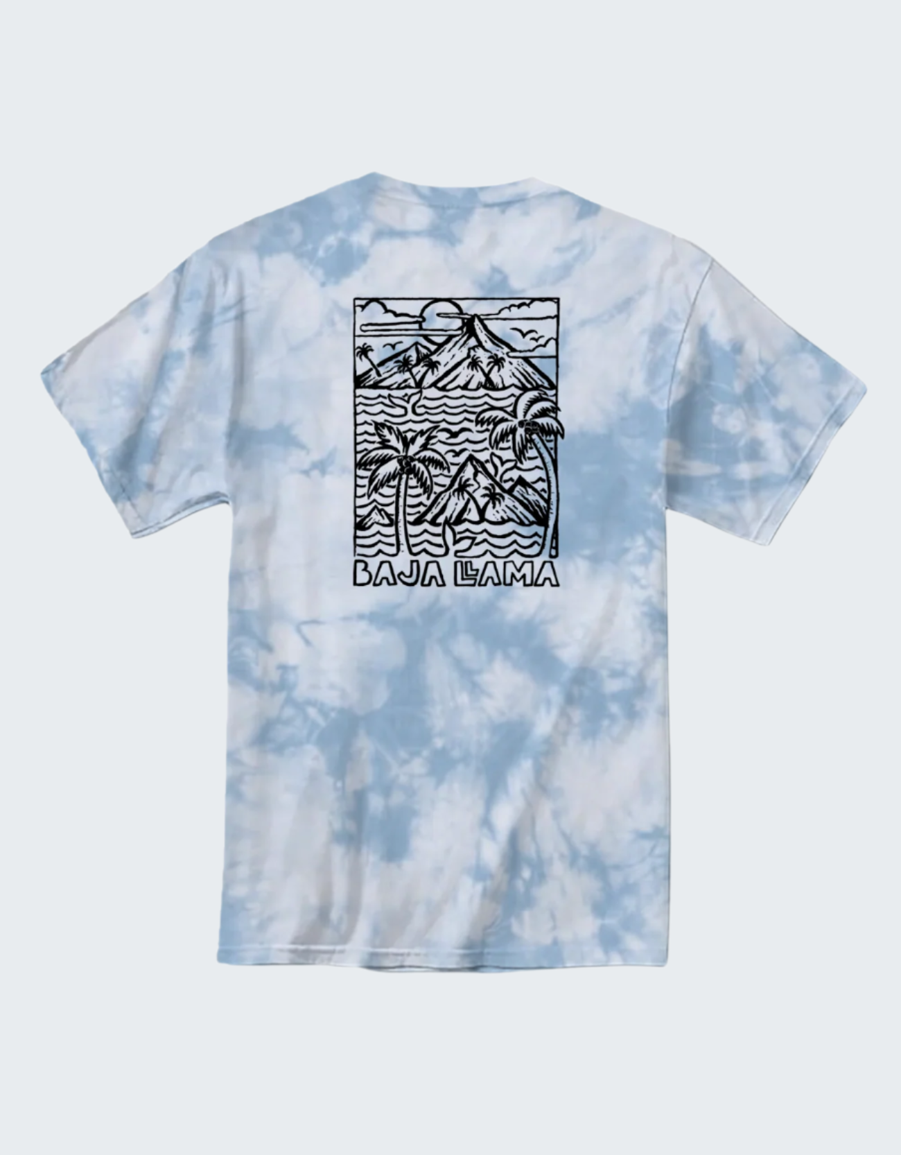 Wavy Dayz Blue Tie Dye Tee