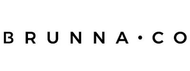 Black 'BRUNNA CO' logo on a white background