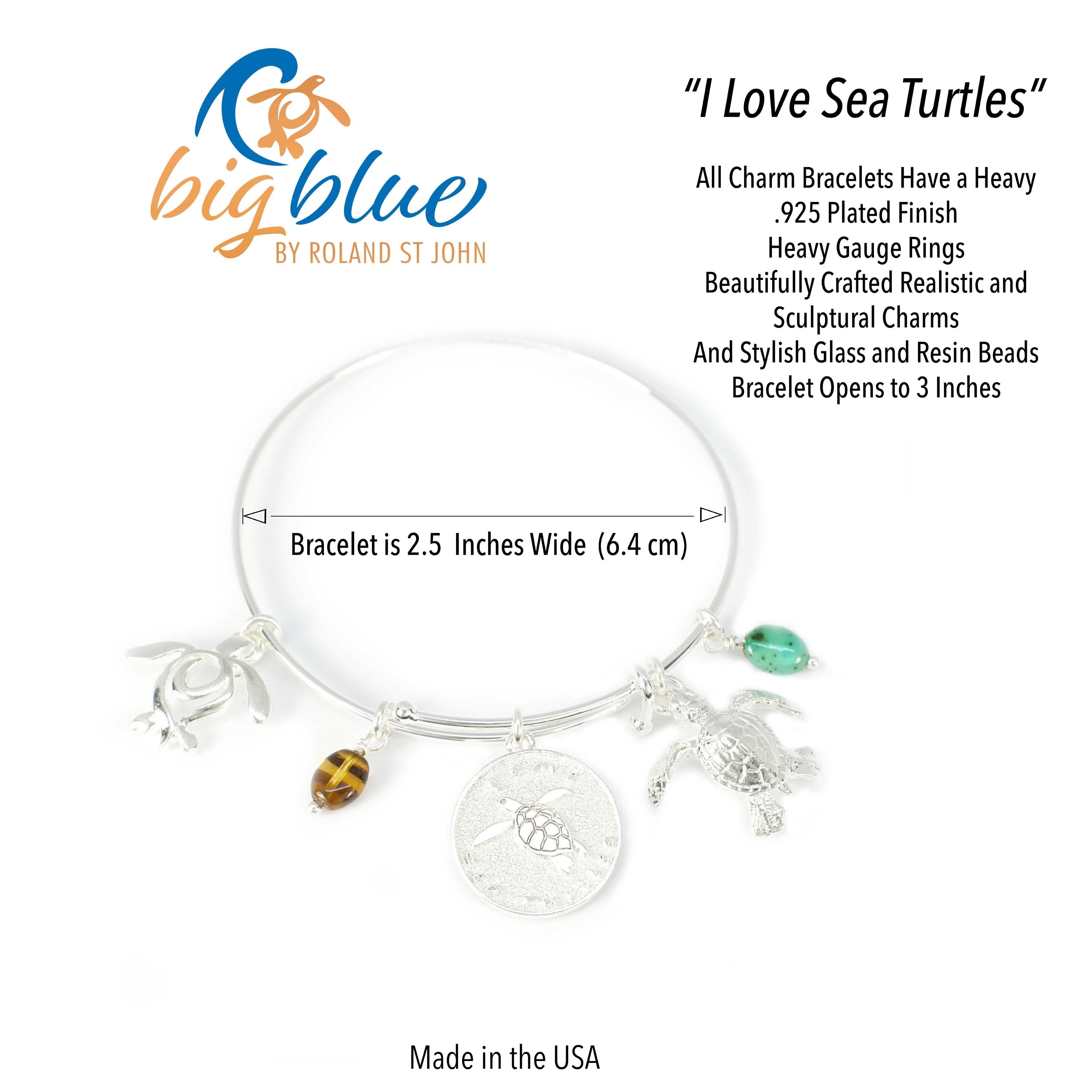 Sea Turtle Bangle Bracelet