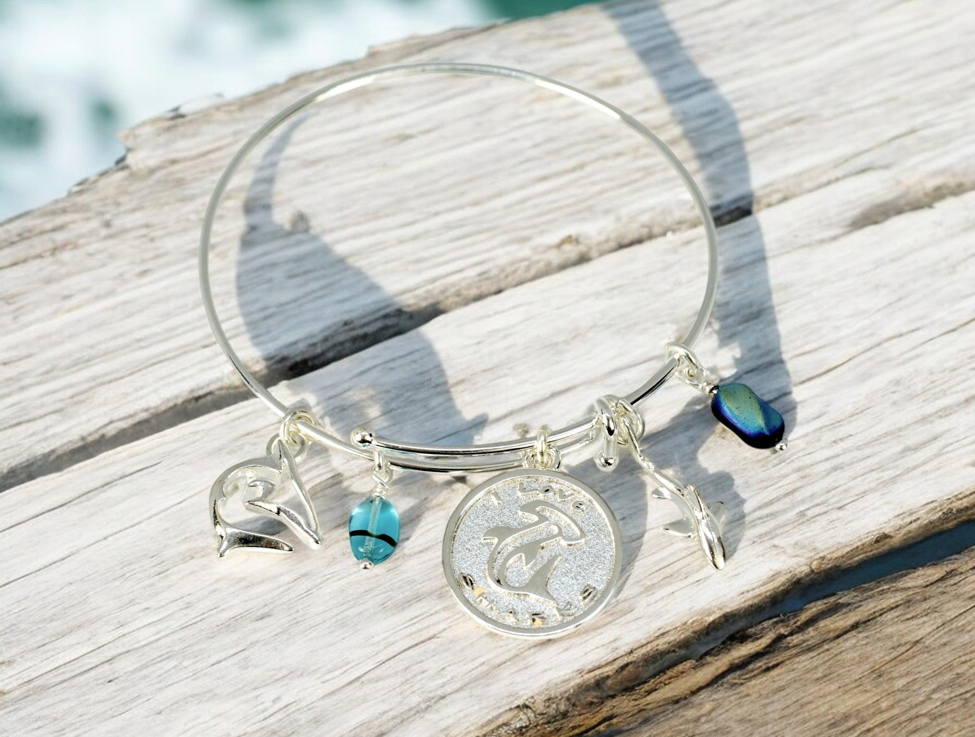 Reef Shark Bangle Bracelet