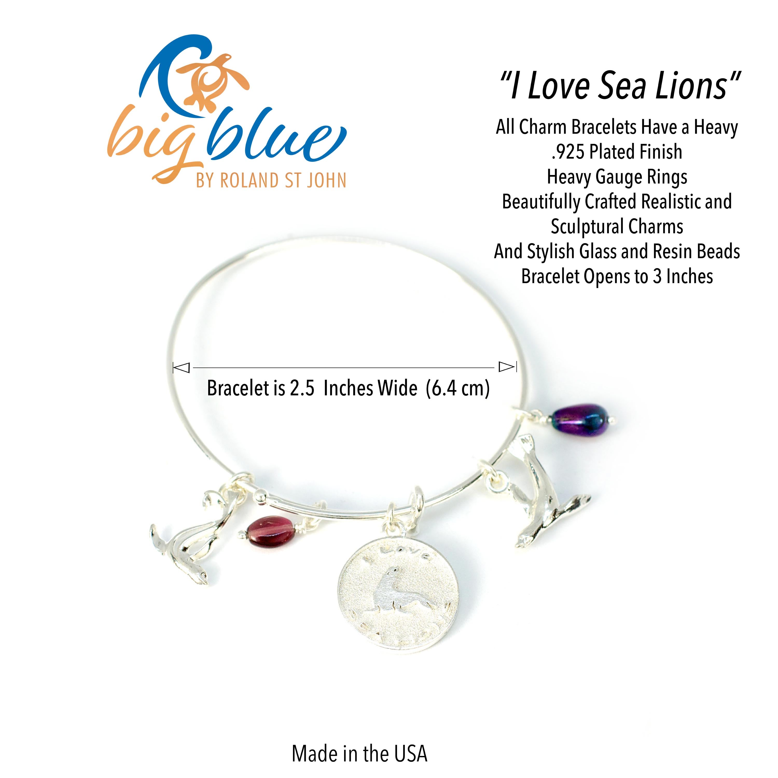 Sea Lion Bangle Bracelet
