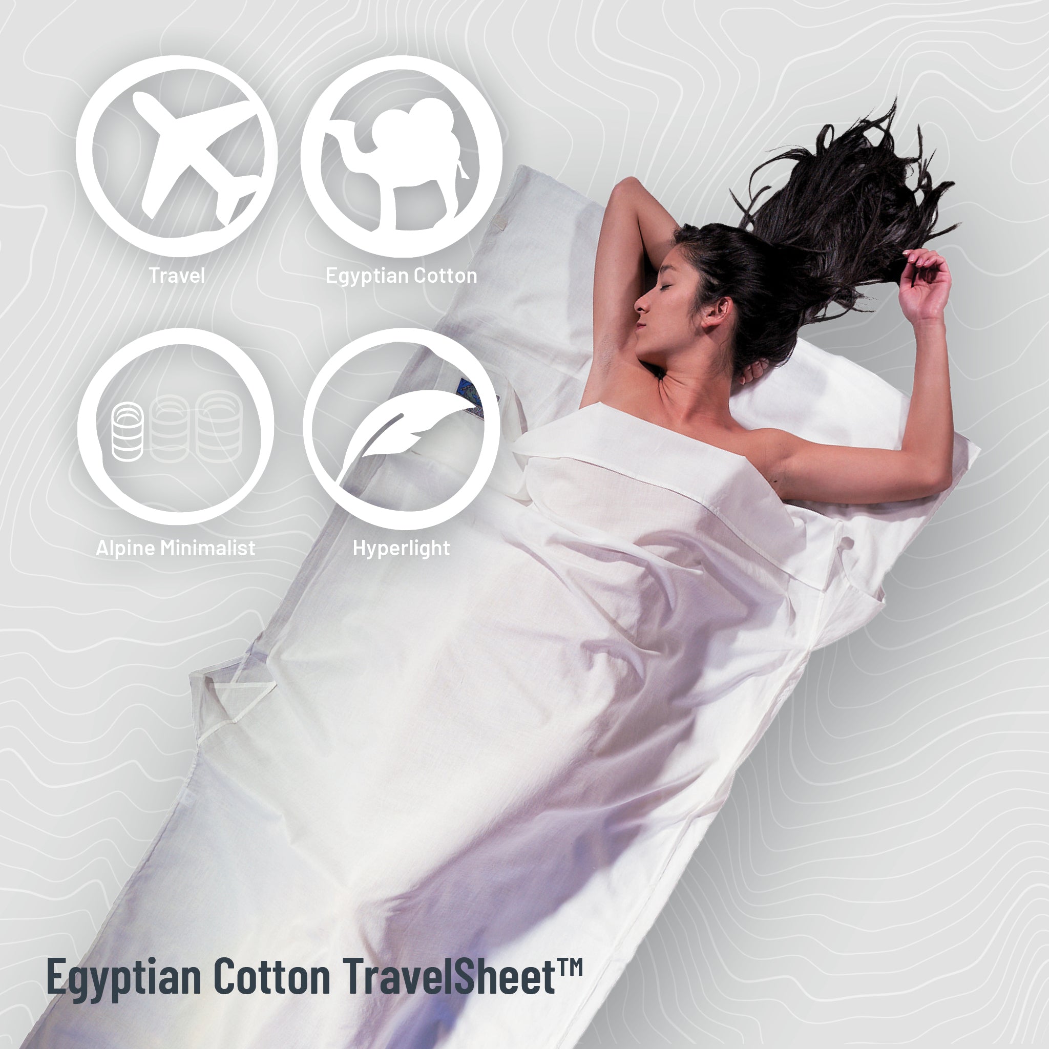 COCOON TravelSheet™ Egyptian Cotton Double