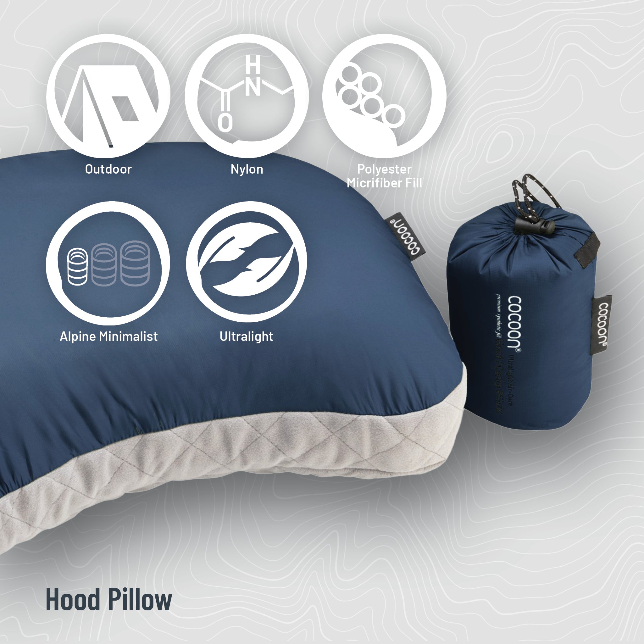 COCOON Ultralight AirCore Hood Pillow
