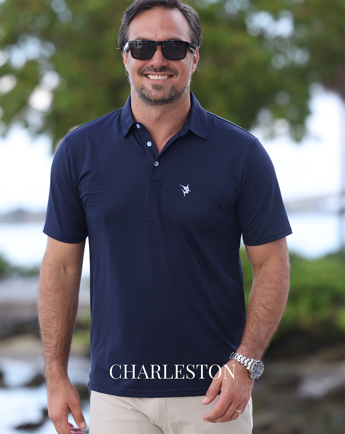 White Water Life Charleston Polo