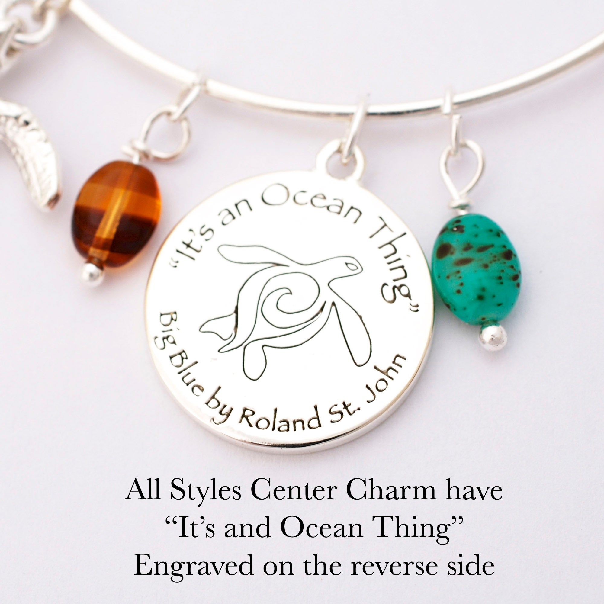 Sea Turtle Bangle Bracelet