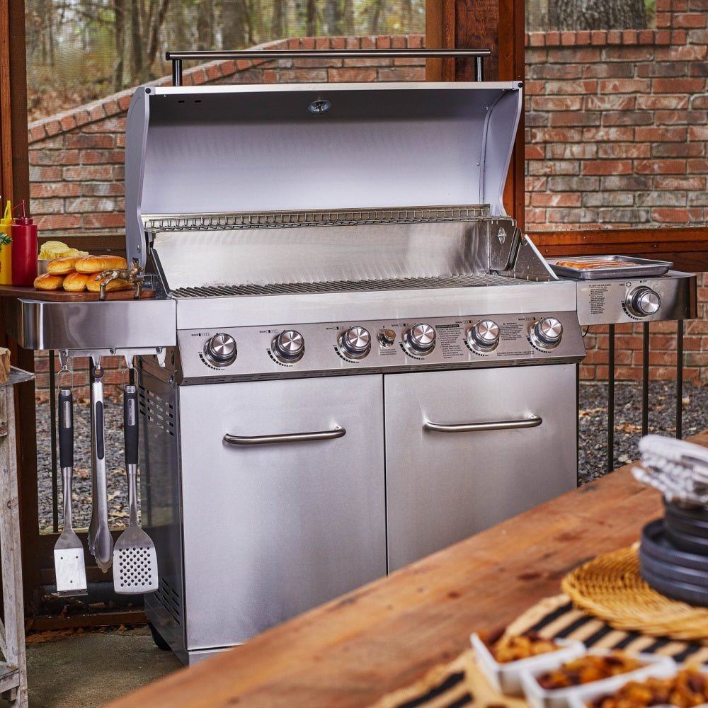 Full Stainless Propane Gas Grill