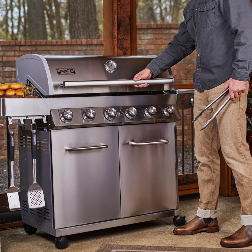 Full Stainless Propane Gas Grill