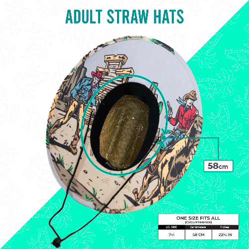 Wild Wild West Straw Hat