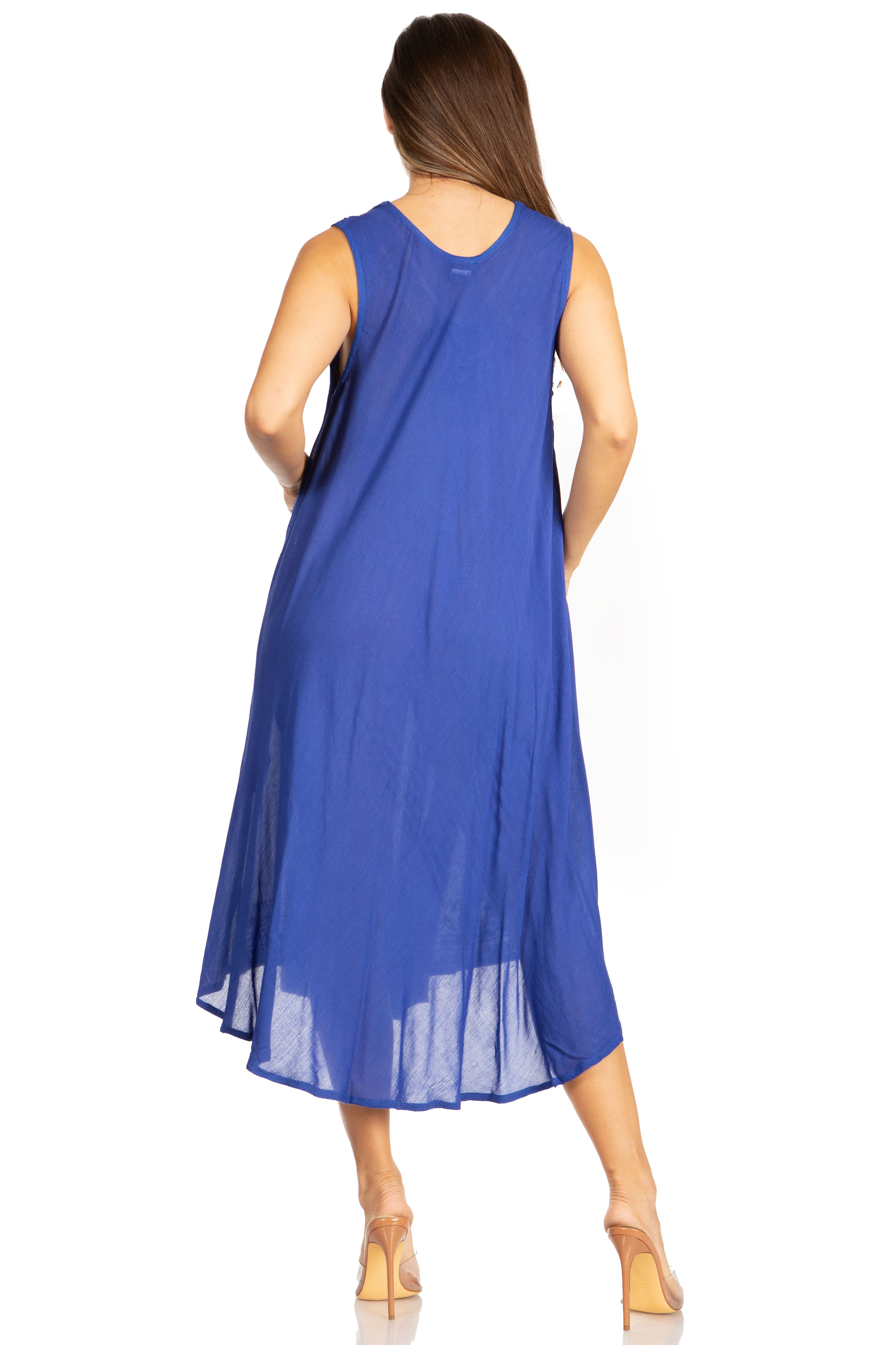Blue Sleeveless Dress