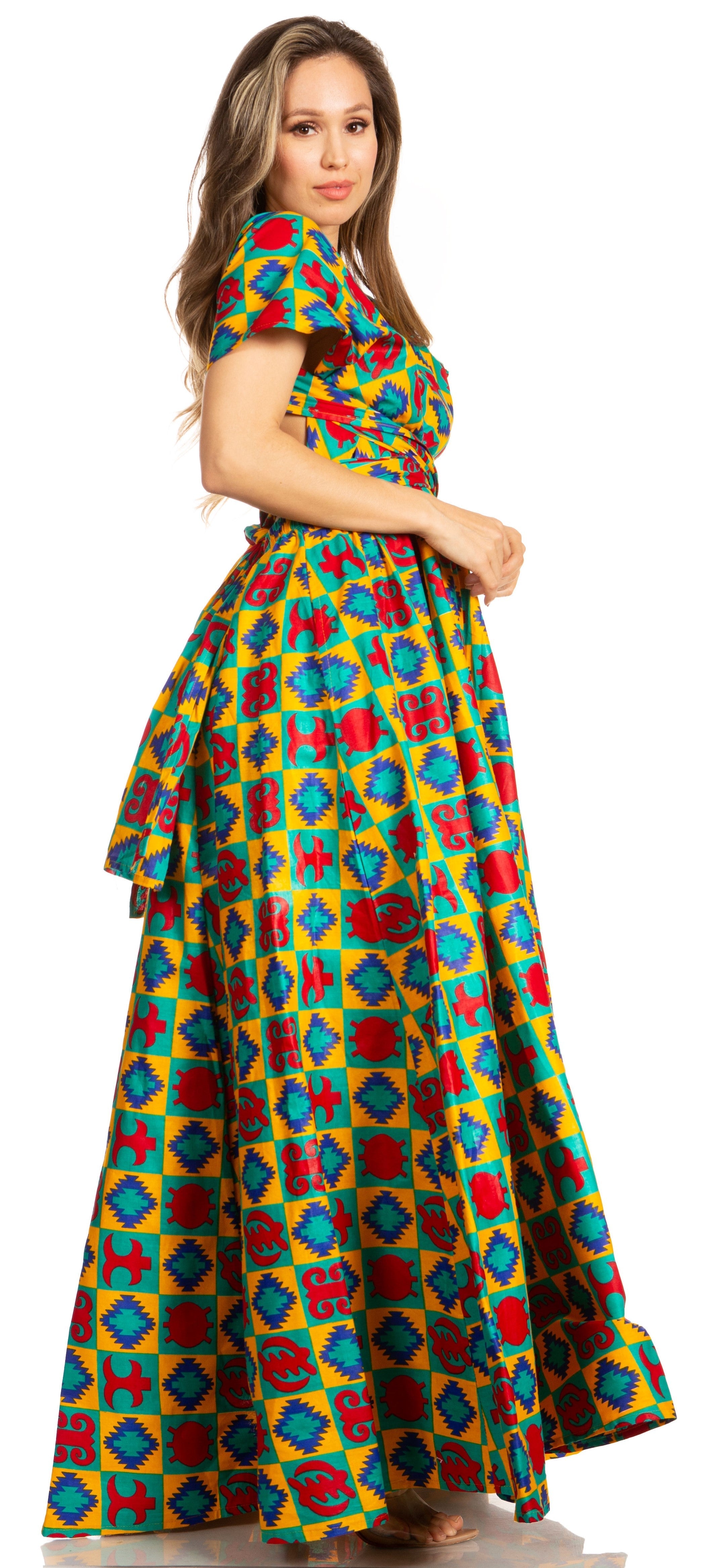 Sakkas - Sandy Sexy Backless Year Around Long Maxi Infinity Dress