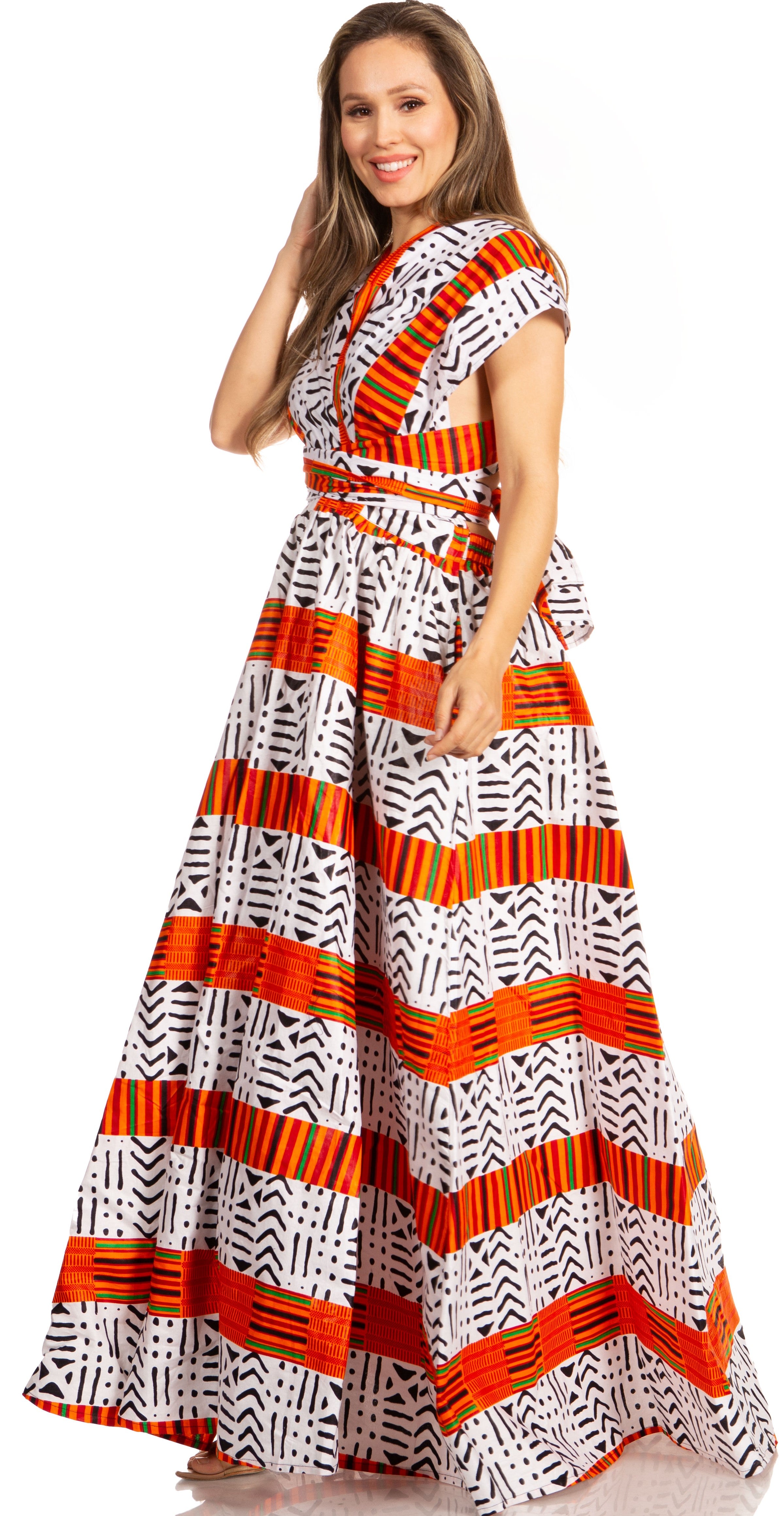 Sakkas - Sandy Sexy Backless Year Around Long Maxi Infinity Dress