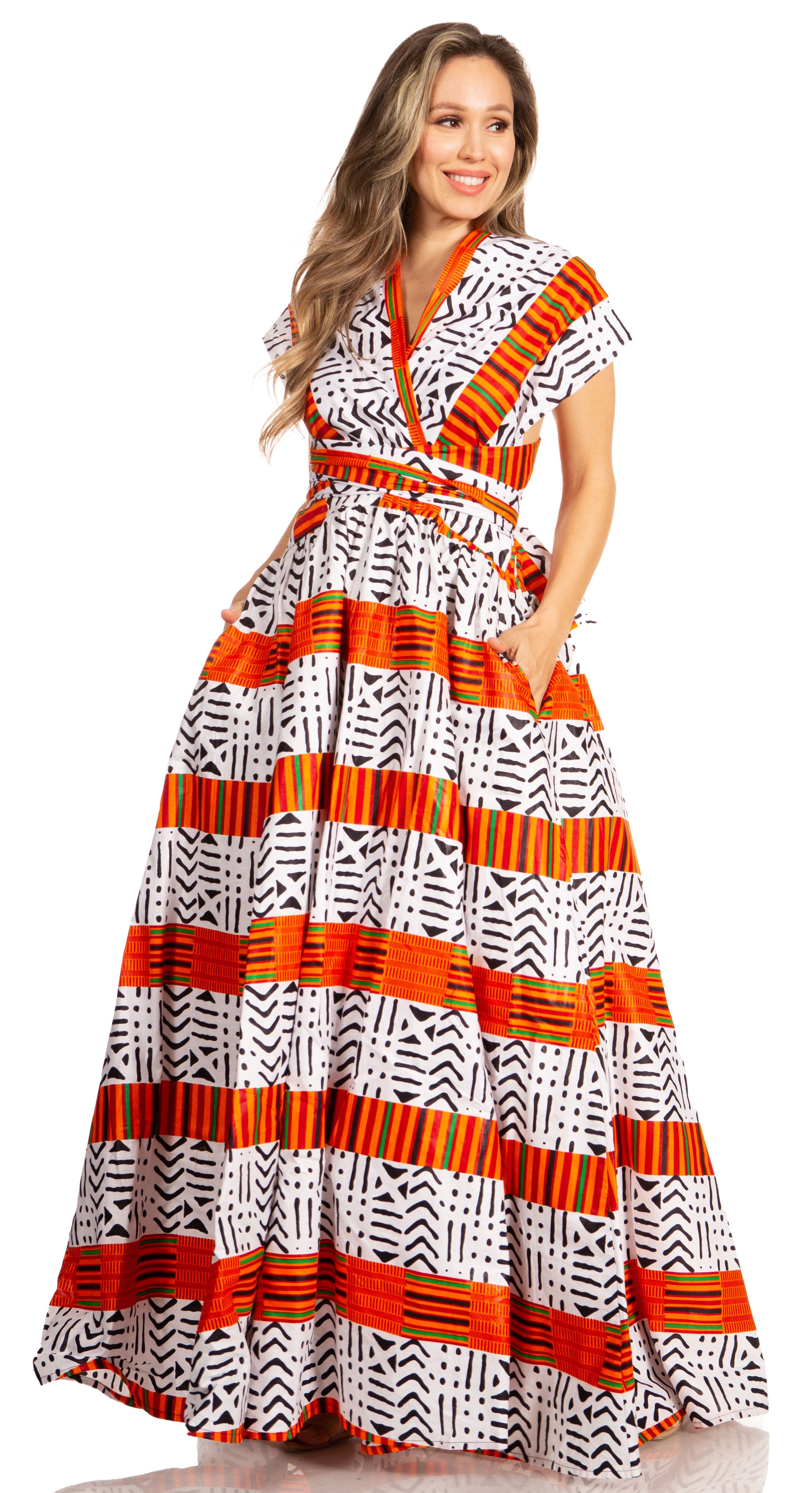 Sakkas - Sandy Sexy Backless Year Around Long Maxi Infinity Dress