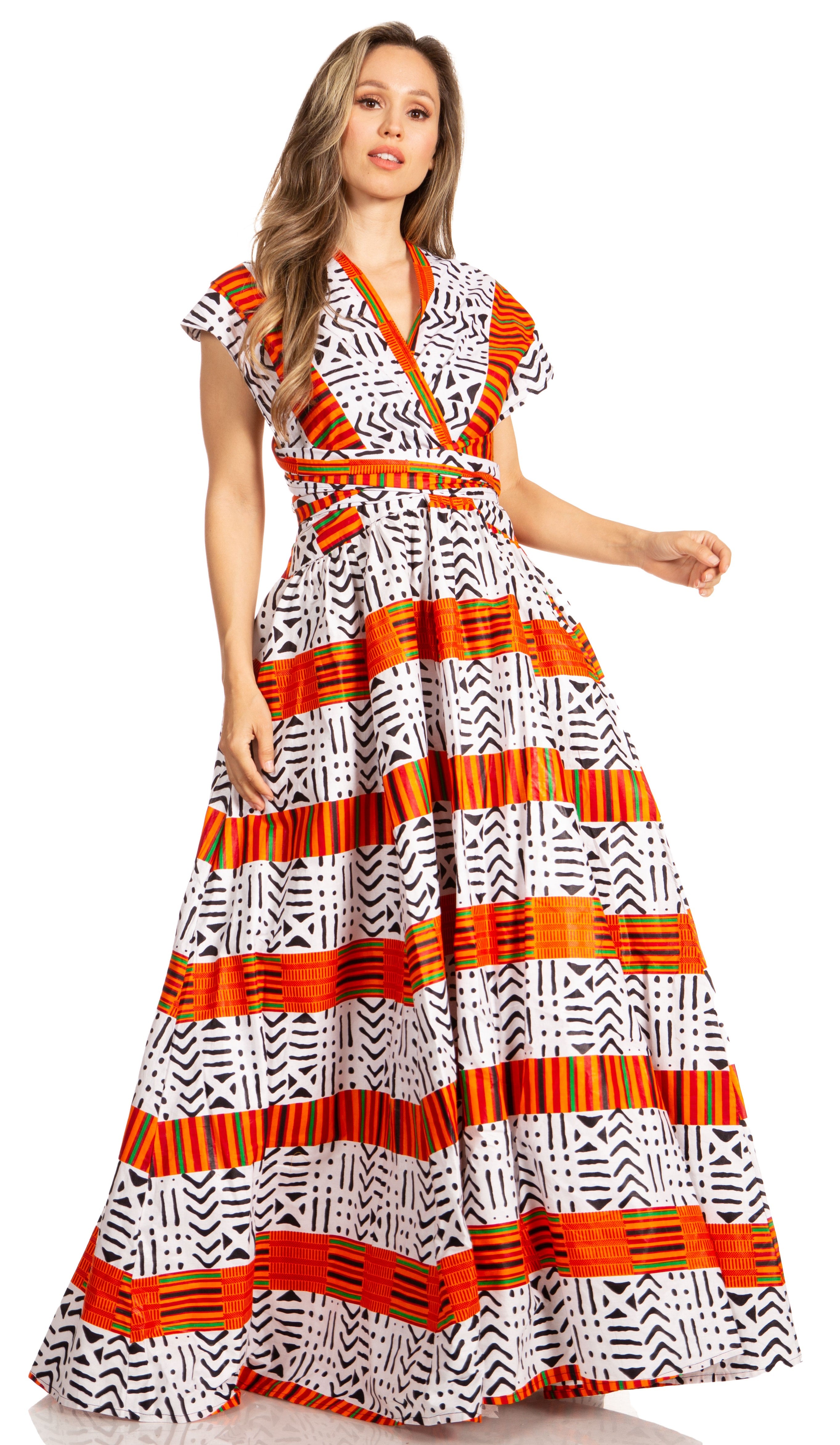 Sakkas - Sandy Sexy Backless Year Around Long Maxi Infinity Dress