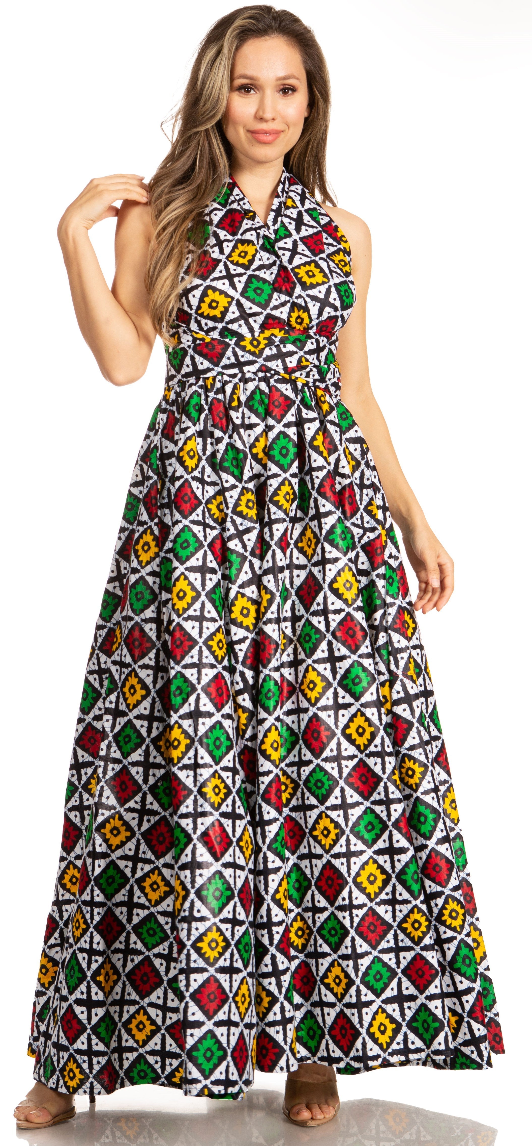 Sakkas - Sandy Sexy Backless Year Around Long Maxi Infinity Dress
