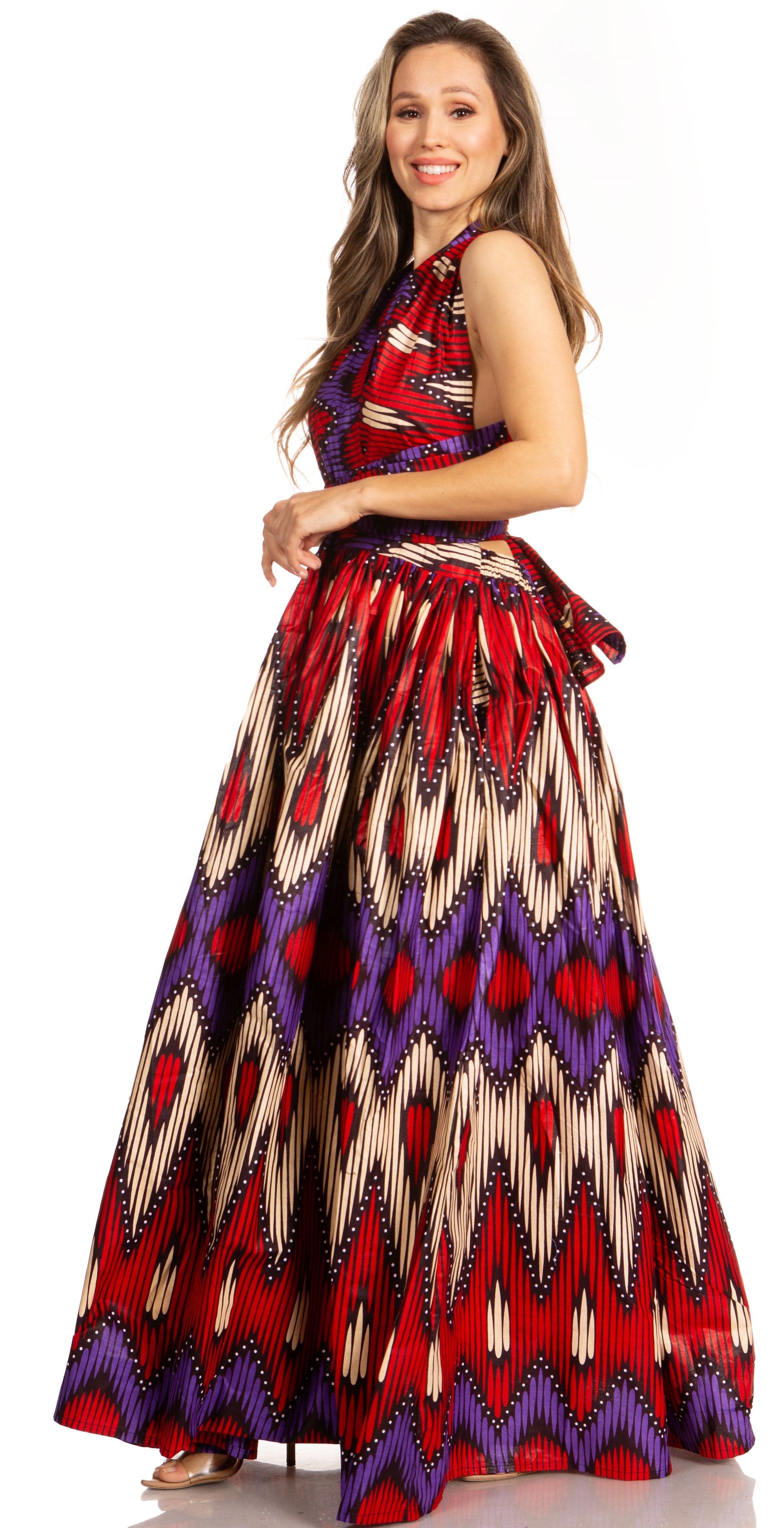 Sakkas - Sandy Sexy Backless Year Around Long Maxi Infinity Dress