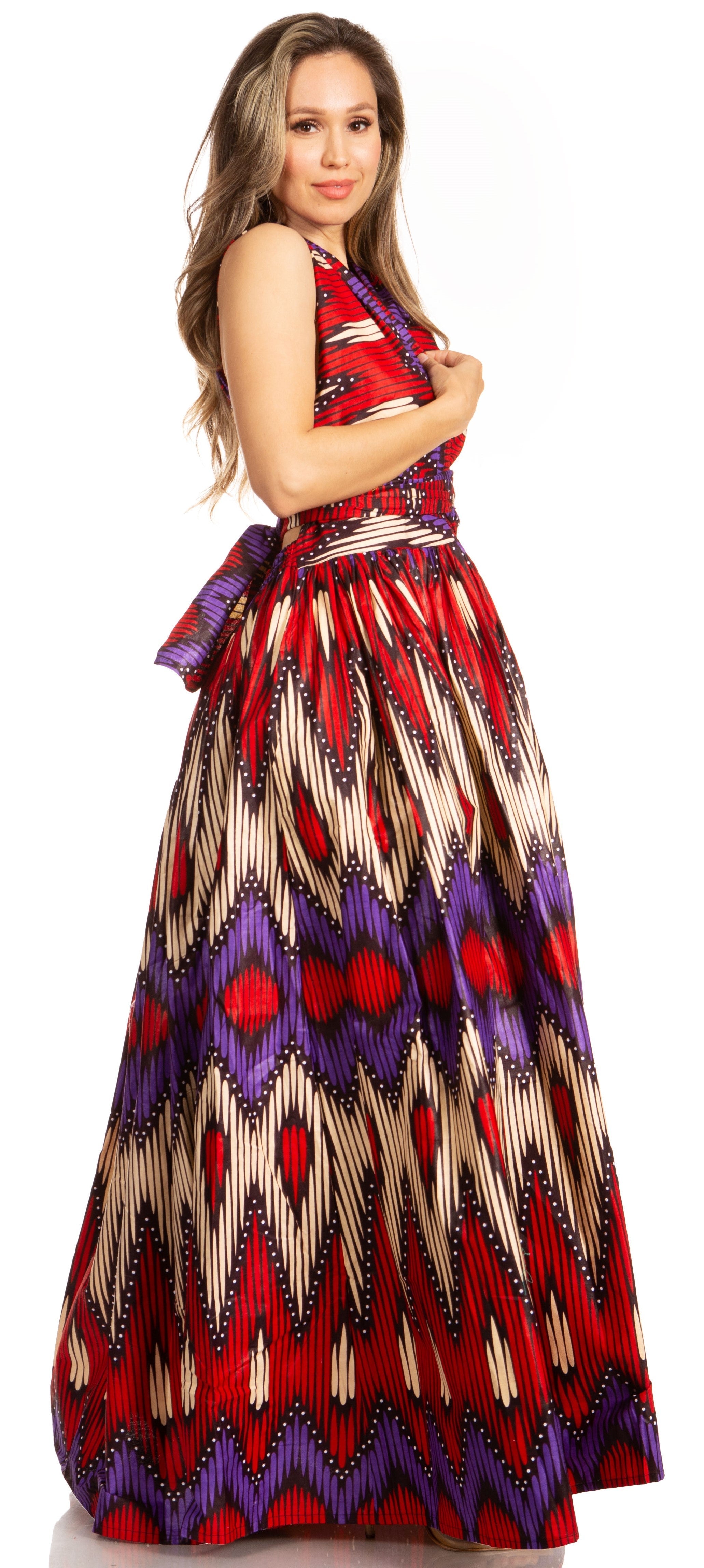 Sakkas - Sandy Sexy Backless Year Around Long Maxi Infinity Dress