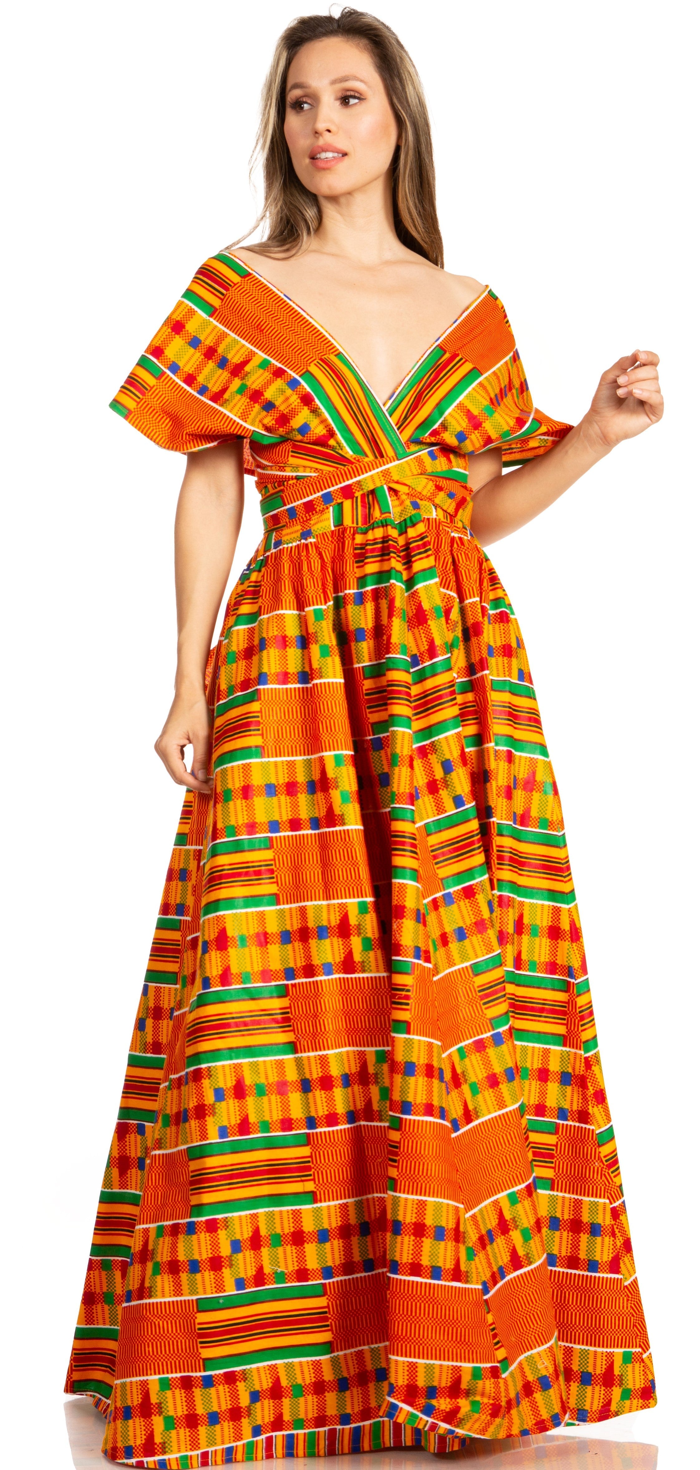 Sakkas - Sandy Sexy Backless Year Around Long Maxi Infinity Dress