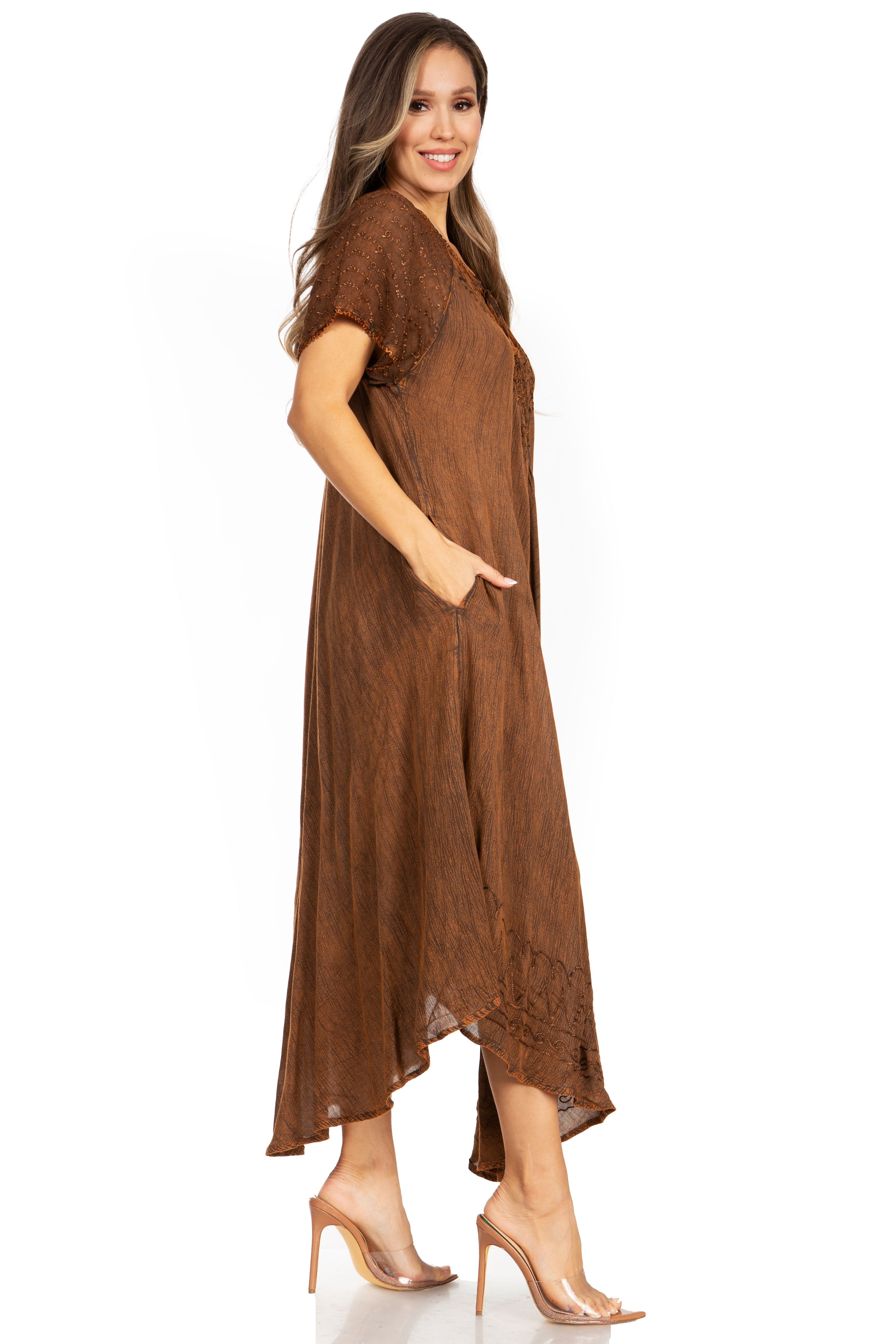 Brown Lace Dress