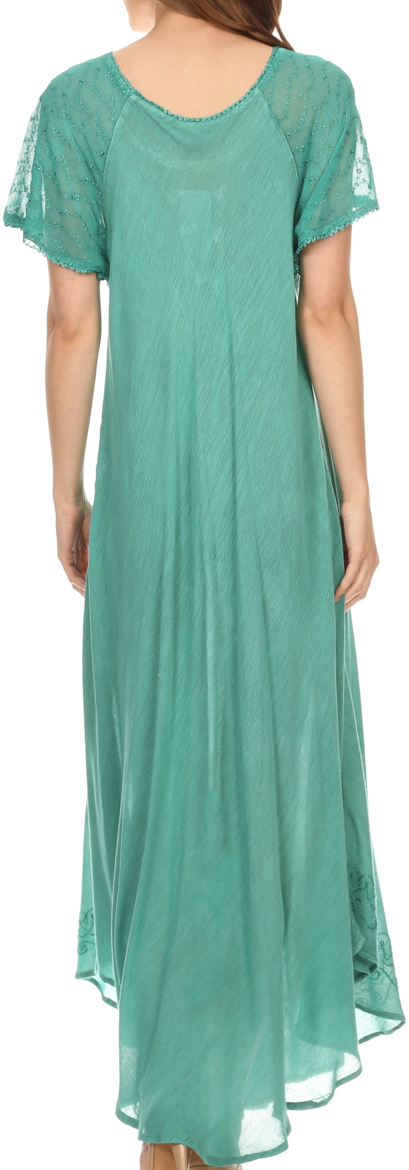 Teal Lace Dress