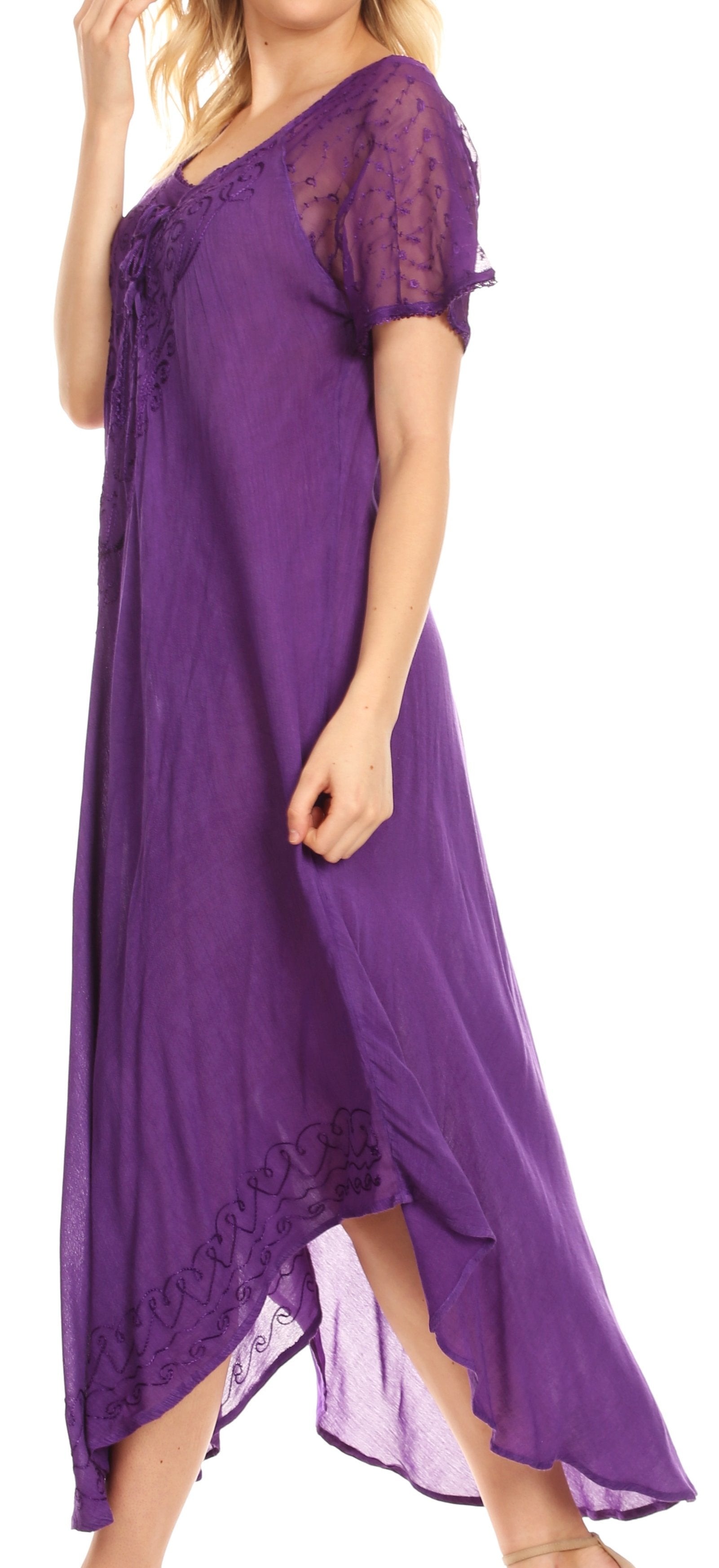 Purple Lace Dress