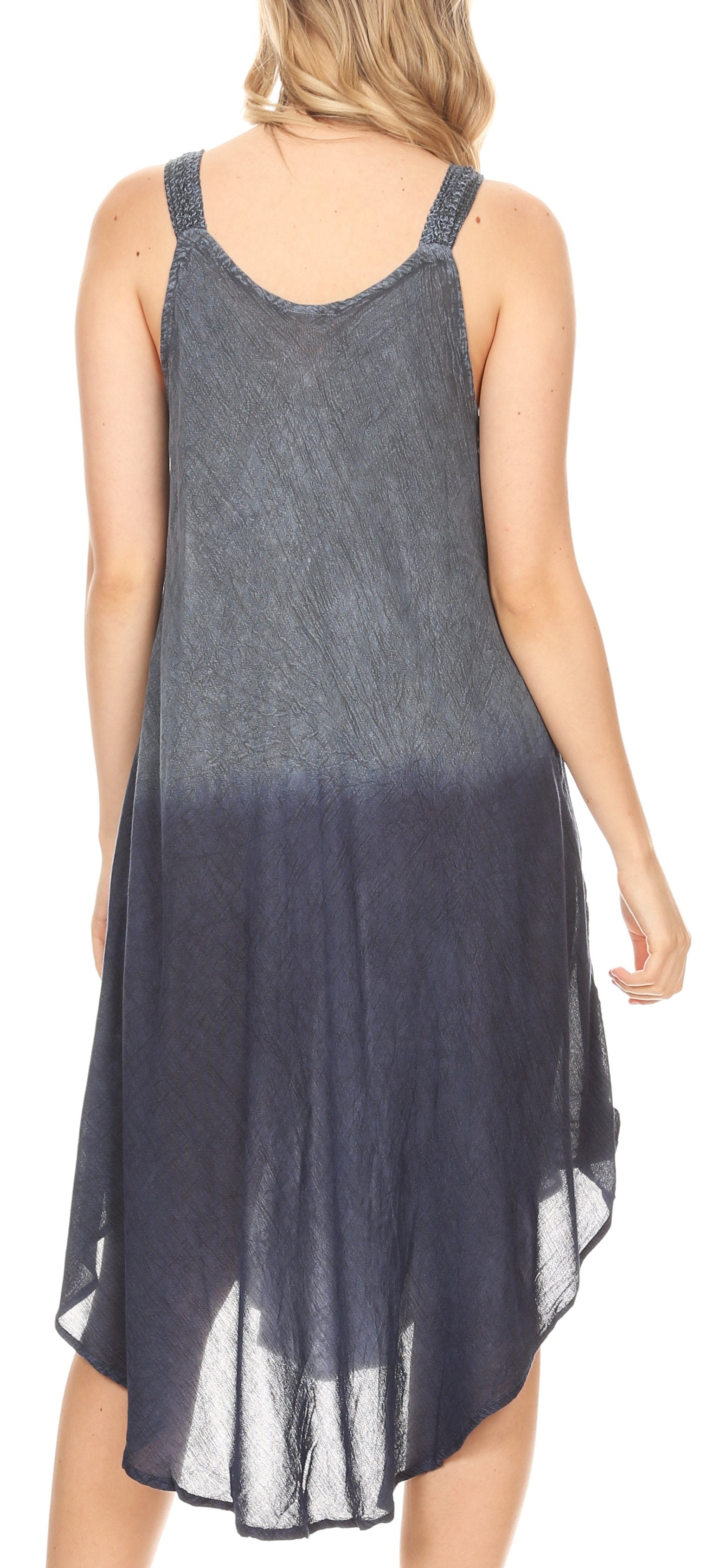 Sakkas - Liz Maxi Loose Sleeveless Summer Casual Tank Dress Cover-up Caftan
