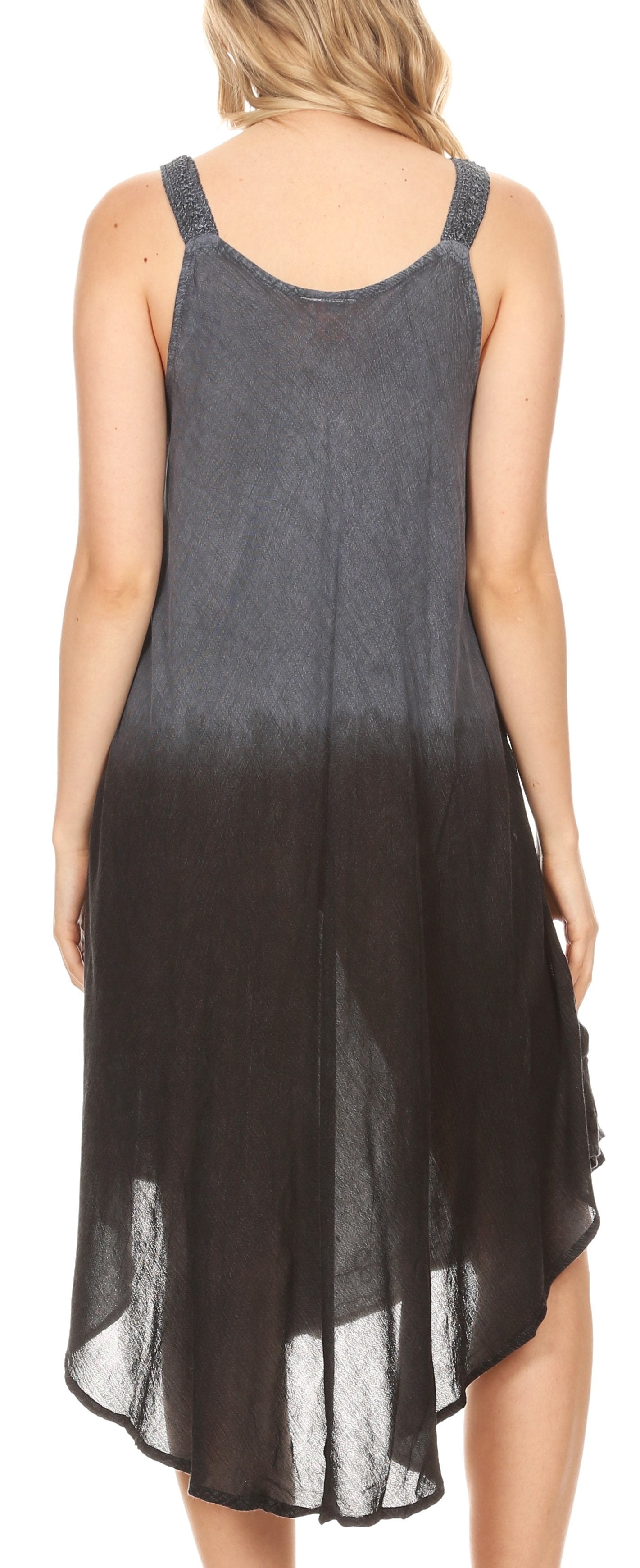 Sakkas - Liz Maxi Loose Sleeveless Summer Casual Tank Dress Cover-up Caftan