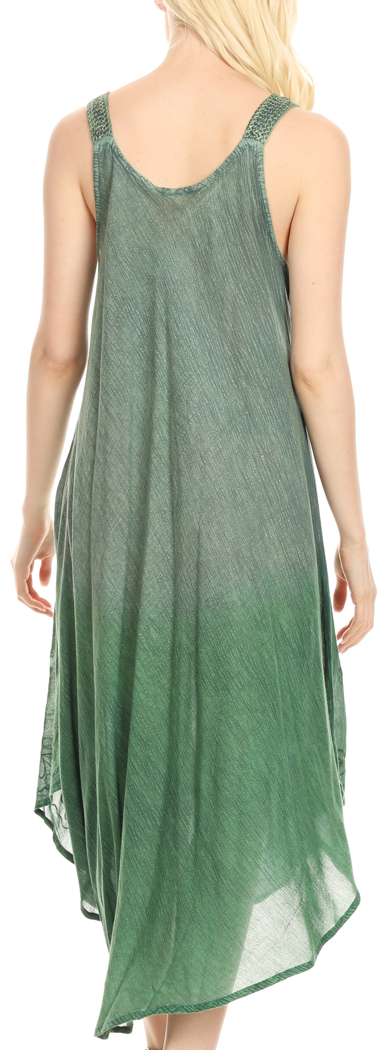 Sakkas - Liz Maxi Loose Sleeveless Summer Casual Tank Dress Cover-up Caftan