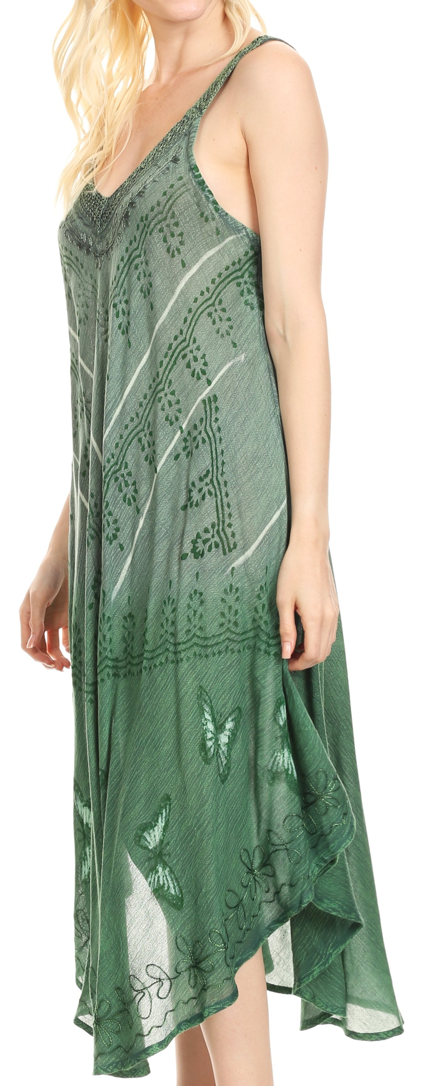 Sakkas - Liz Maxi Loose Sleeveless Summer Casual Tank Dress Cover-up Caftan