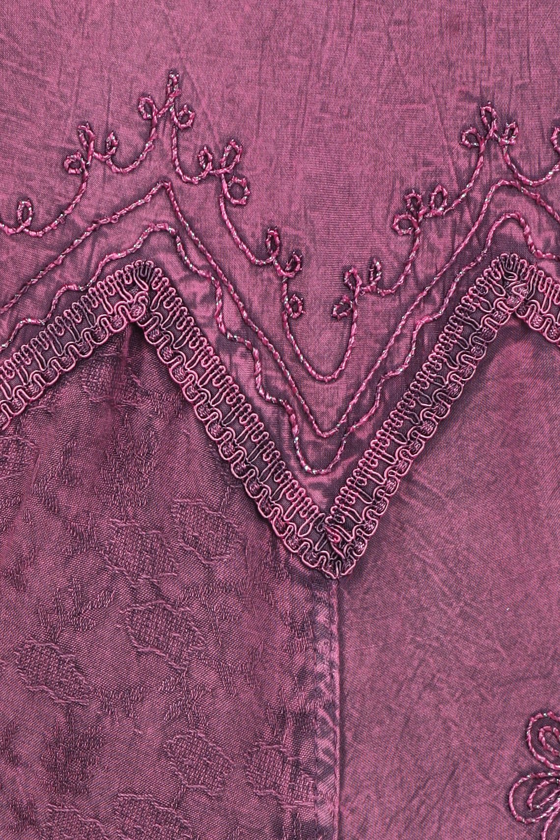 Sakkas - Stonewashed Rayon Embroidered Adjustable Spaghetti Straps Long Dress