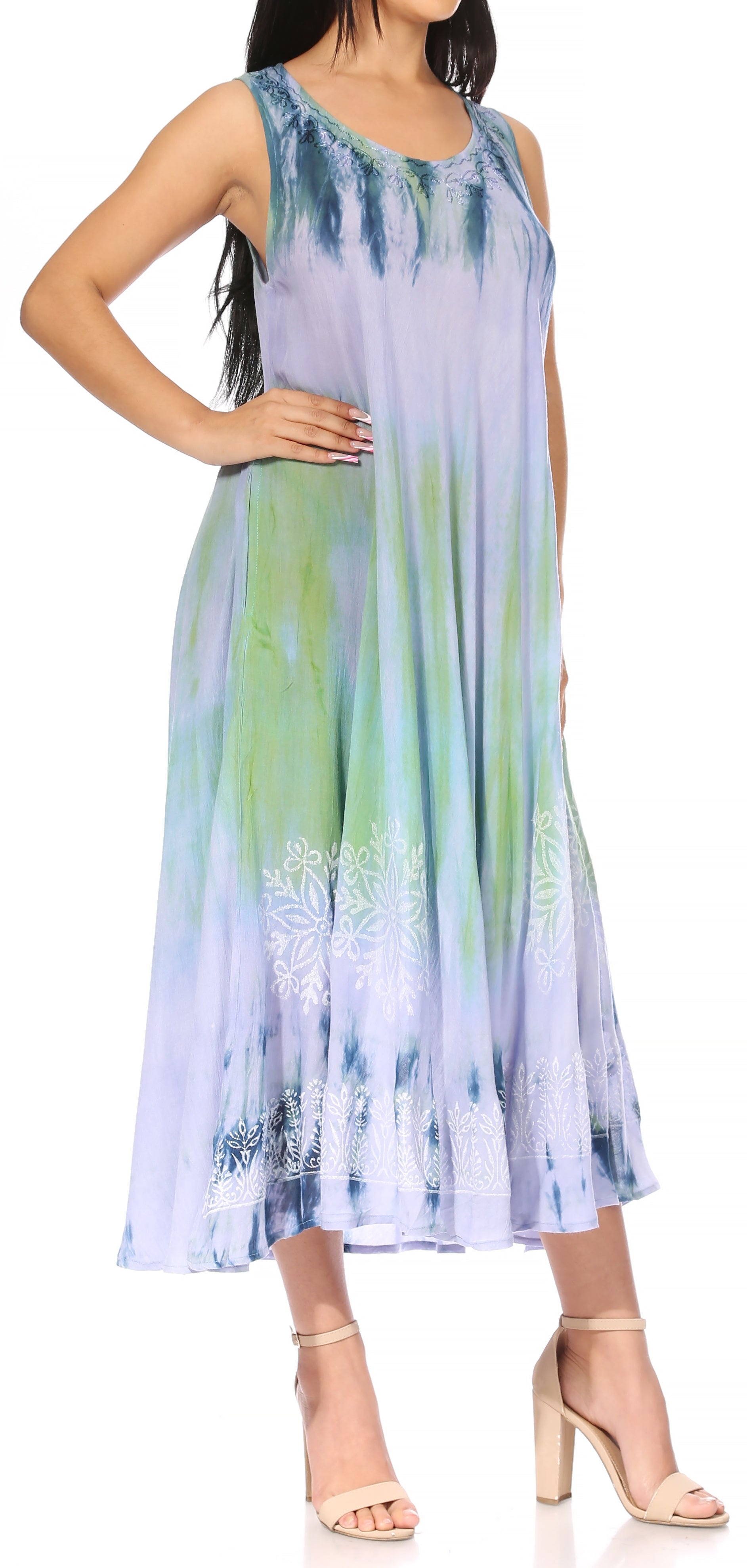 Sakkas - Liza Sleeveless Maxi Caftan