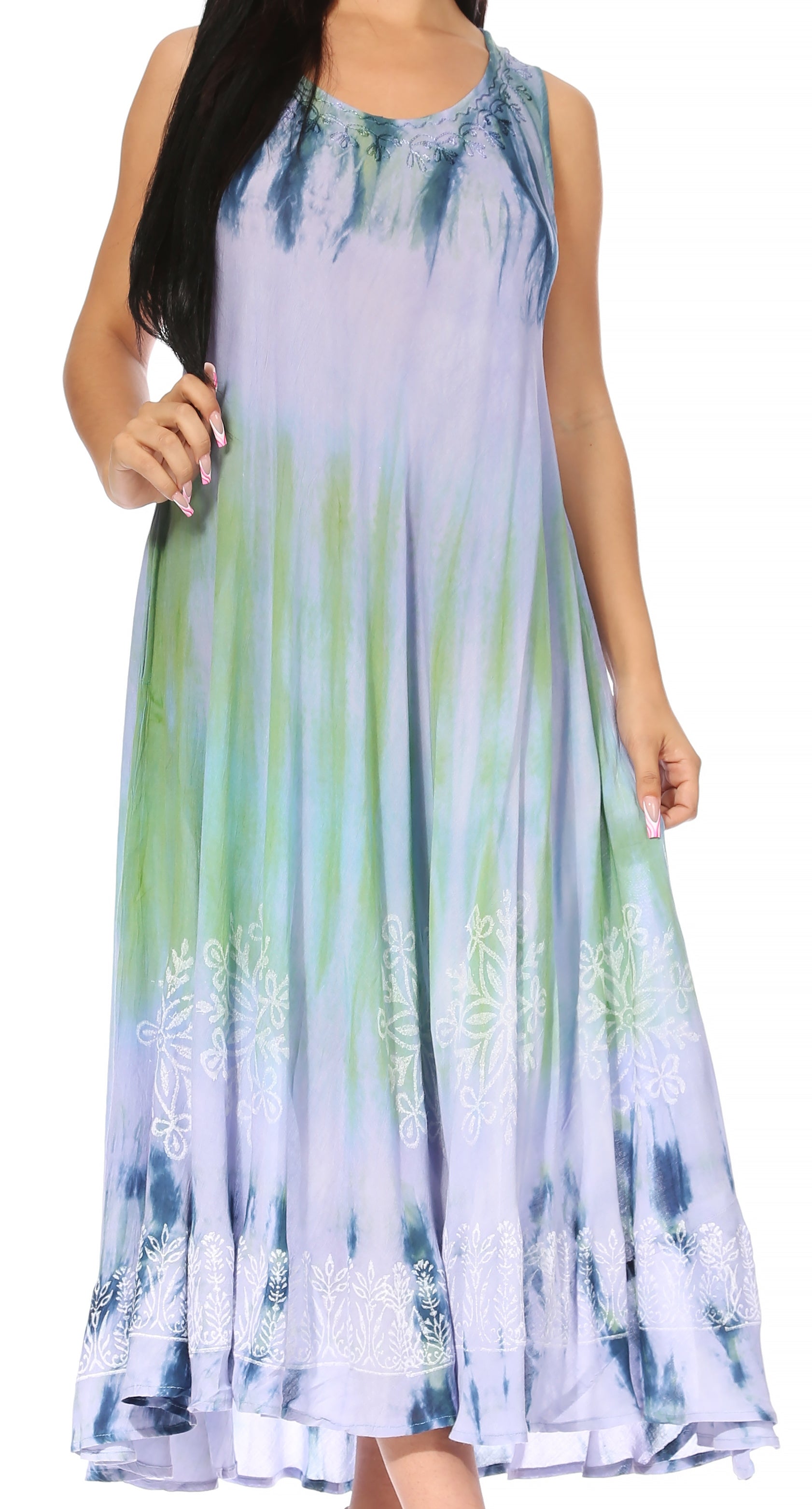 Sakkas - Liza Sleeveless Maxi Caftan