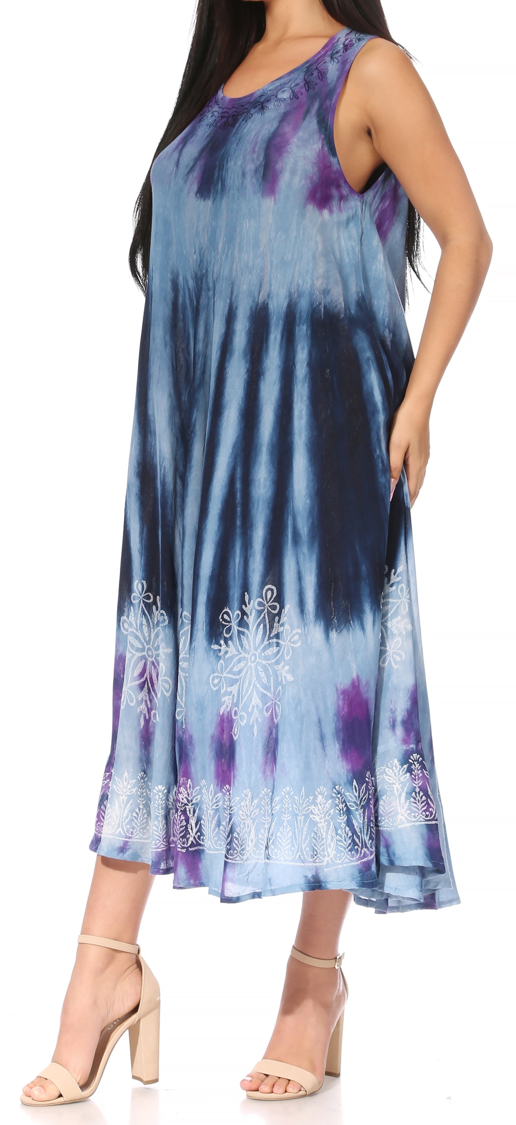 Sakkas - Liza Sleeveless Maxi Caftan