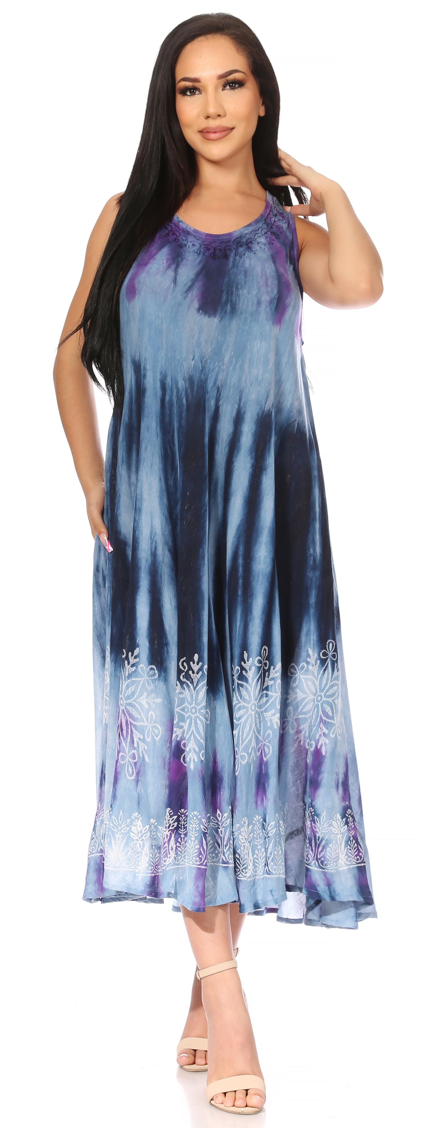 Sakkas - Liza Sleeveless Maxi Caftan