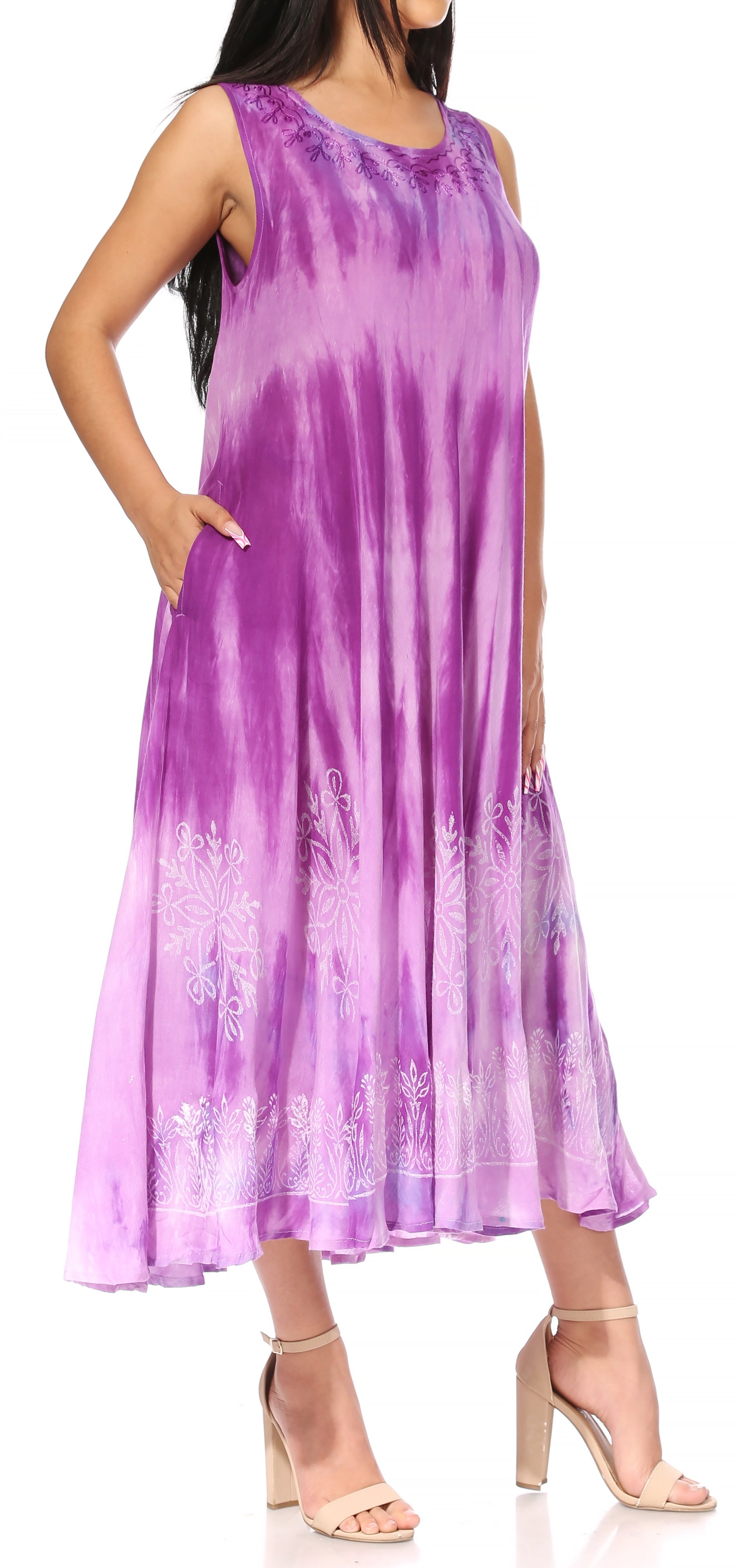 Sakkas - Liza Sleeveless Maxi Caftan