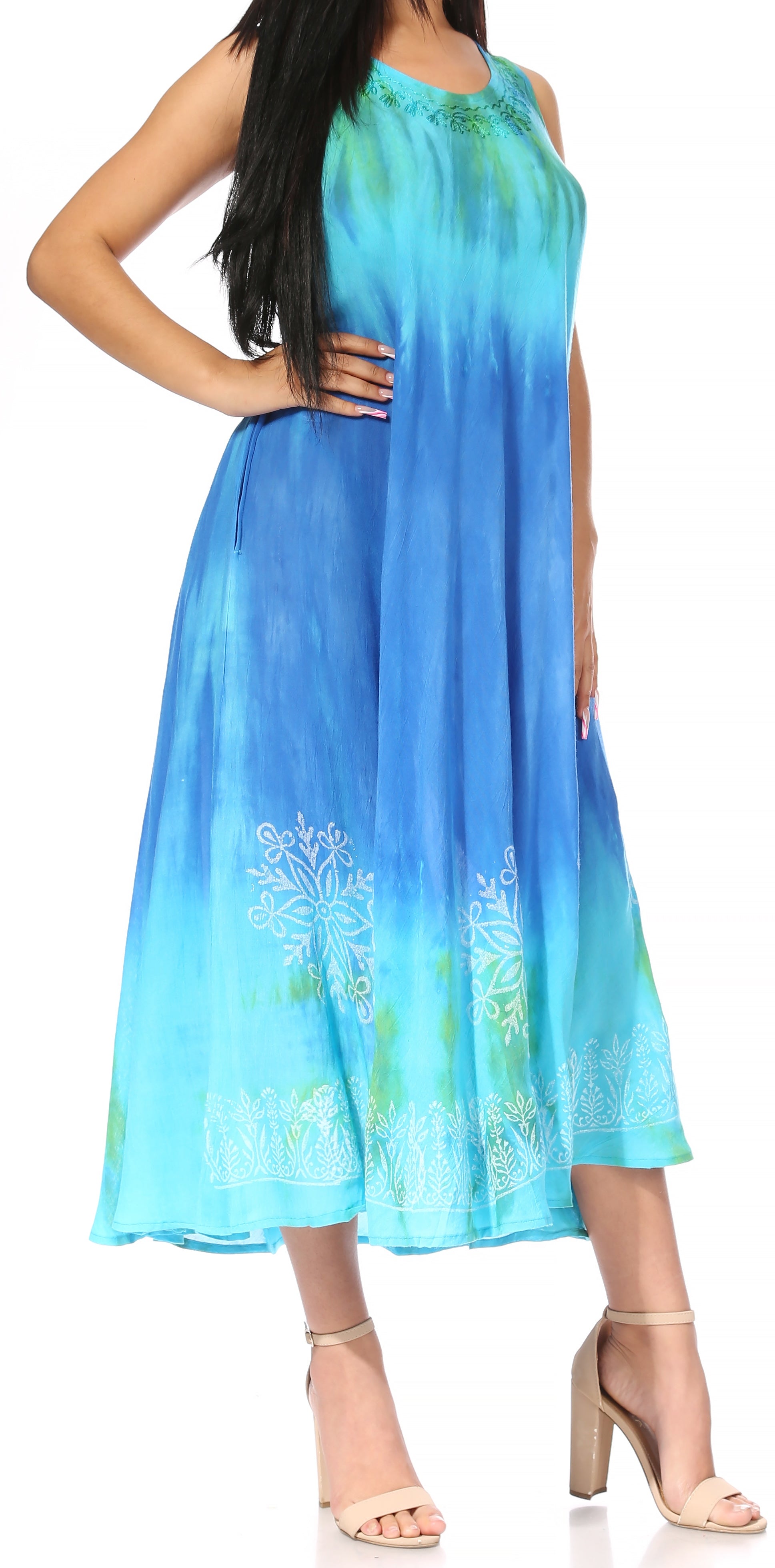 Sakkas - Liza Sleeveless Maxi Caftan