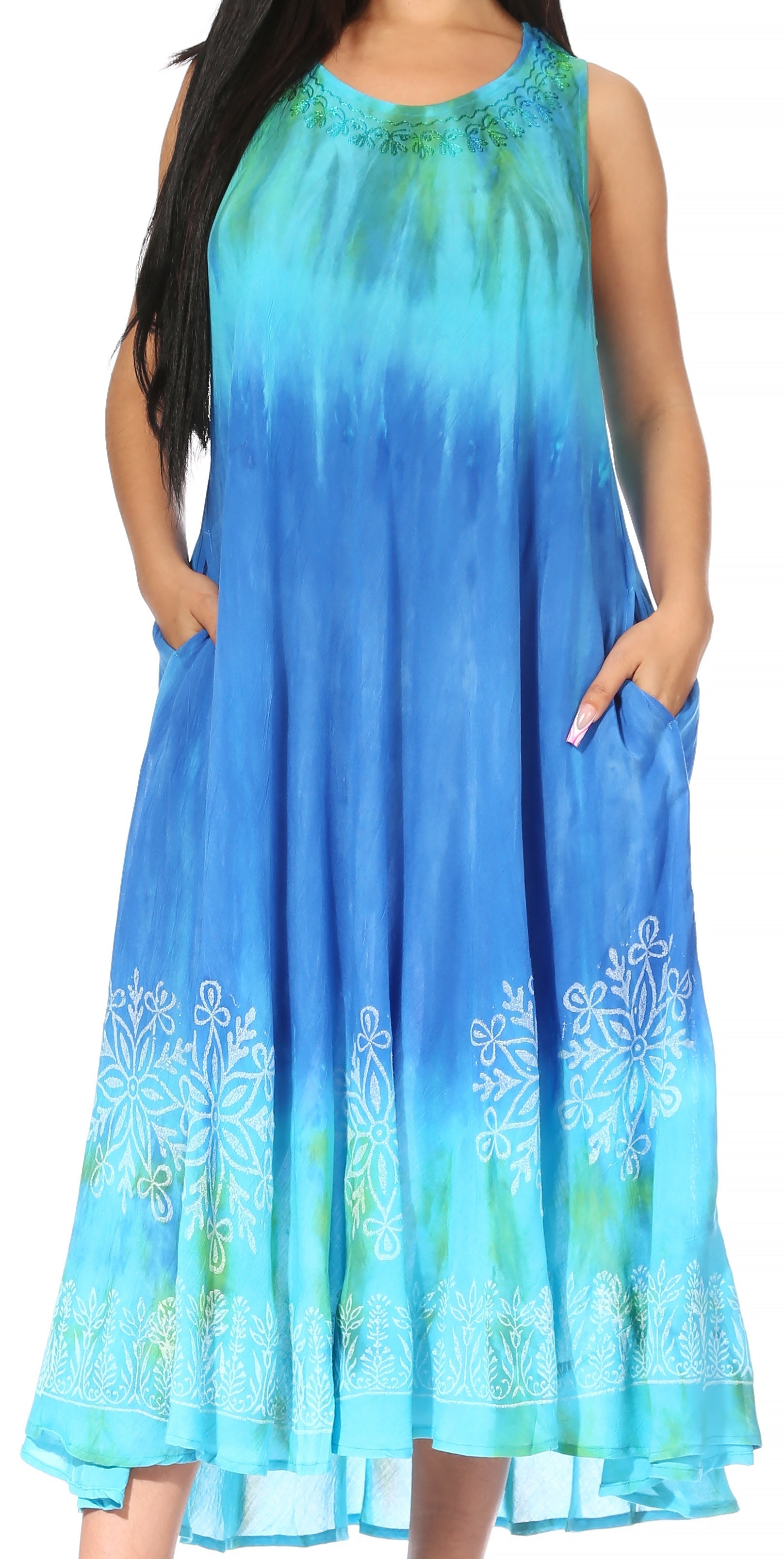 Sakkas - Liza Sleeveless Maxi Caftan
