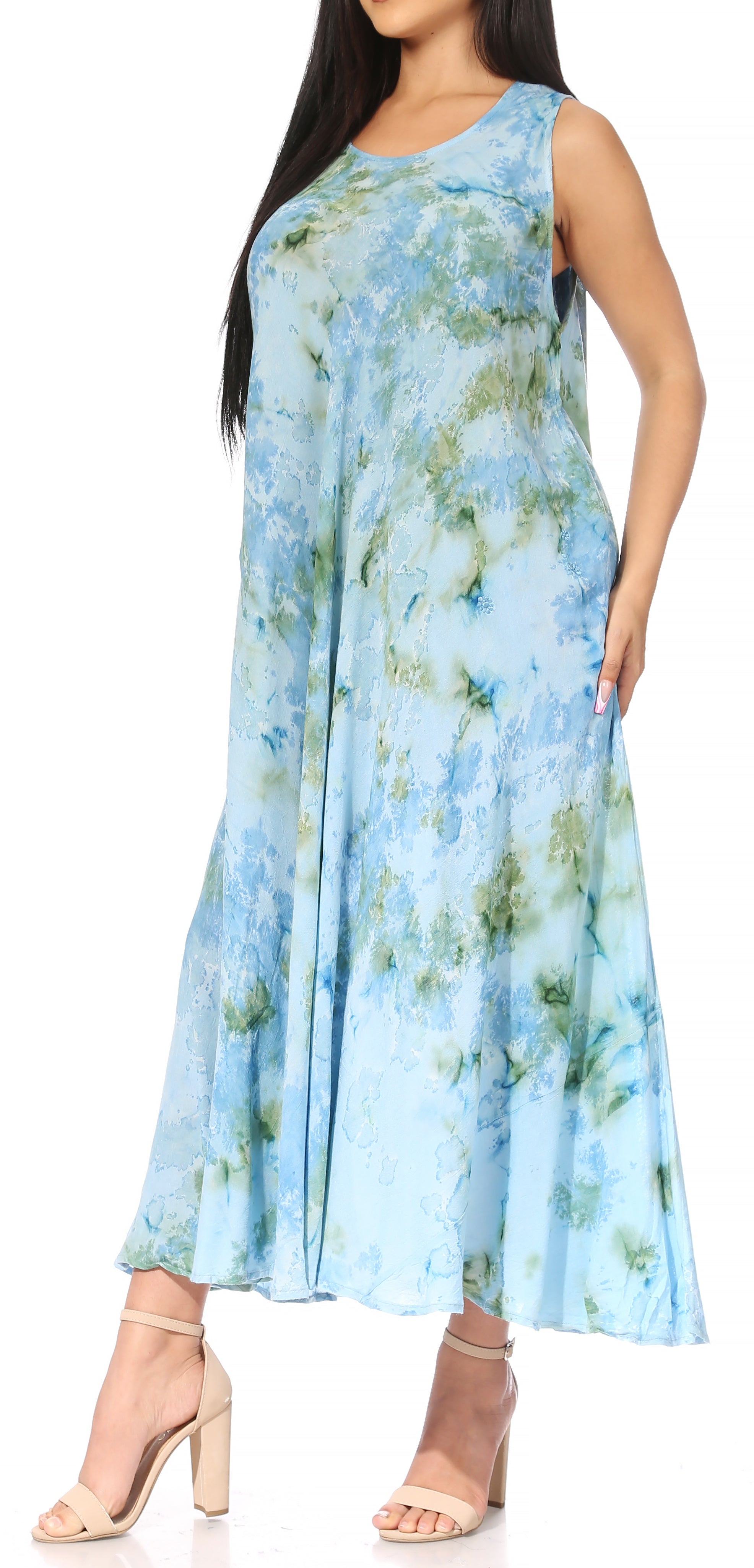 Sakkas - Liza Sleeveless Maxi Caftan