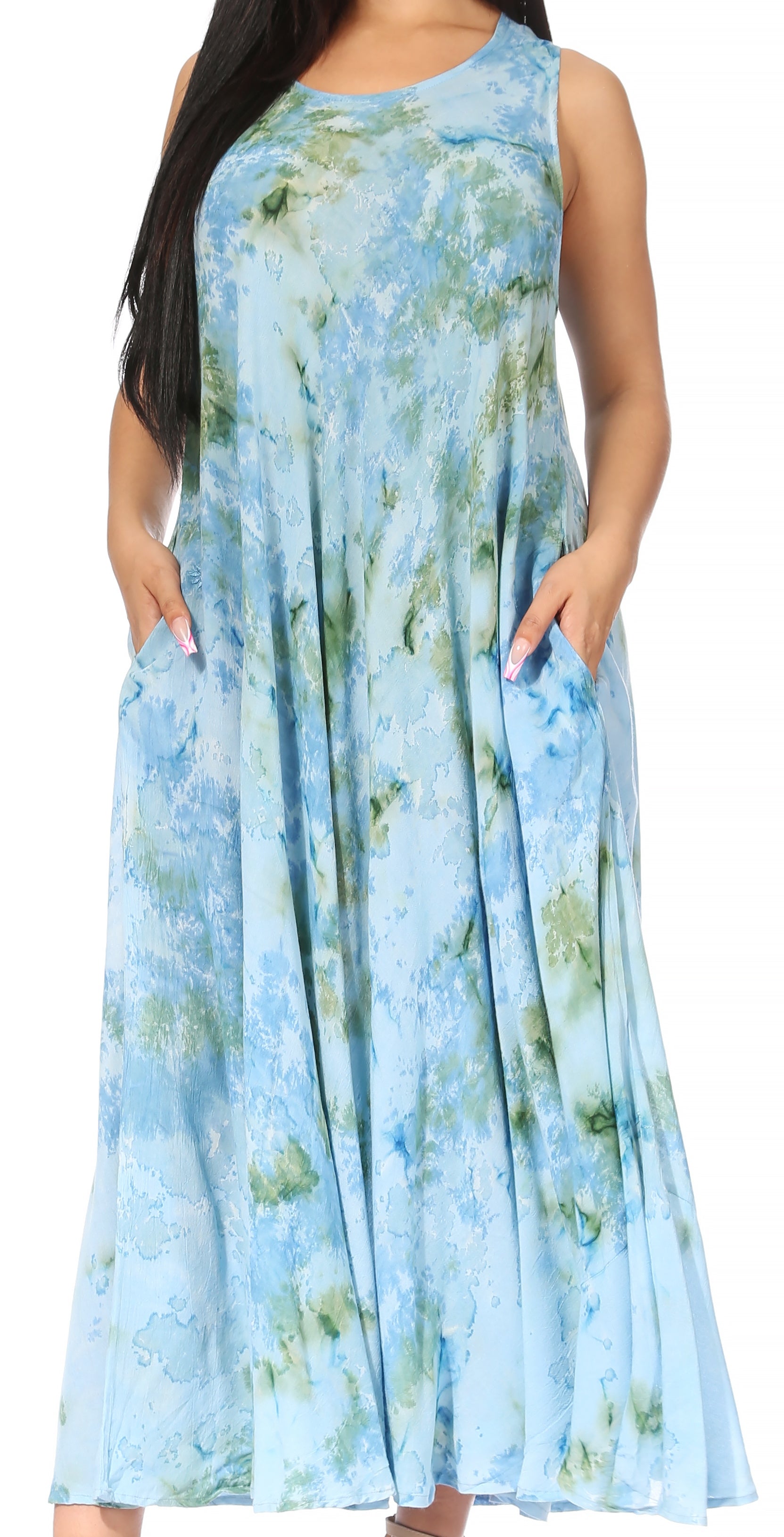 Sakkas - Liza Sleeveless Maxi Caftan