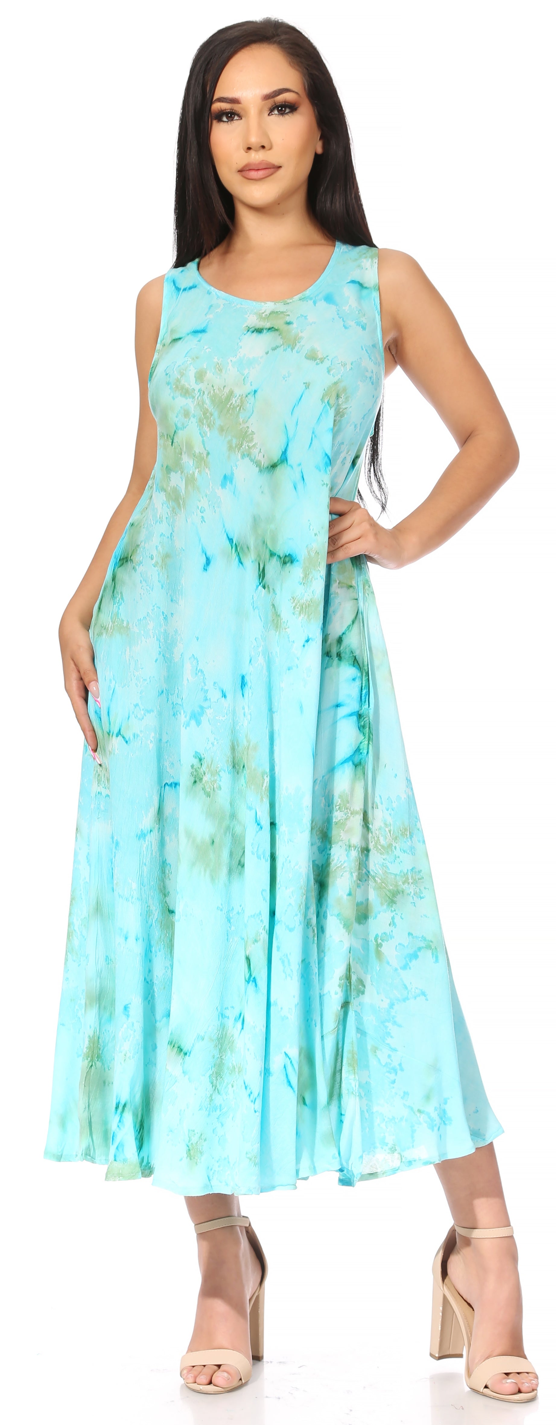 Sakkas - Liza Sleeveless Maxi Caftan