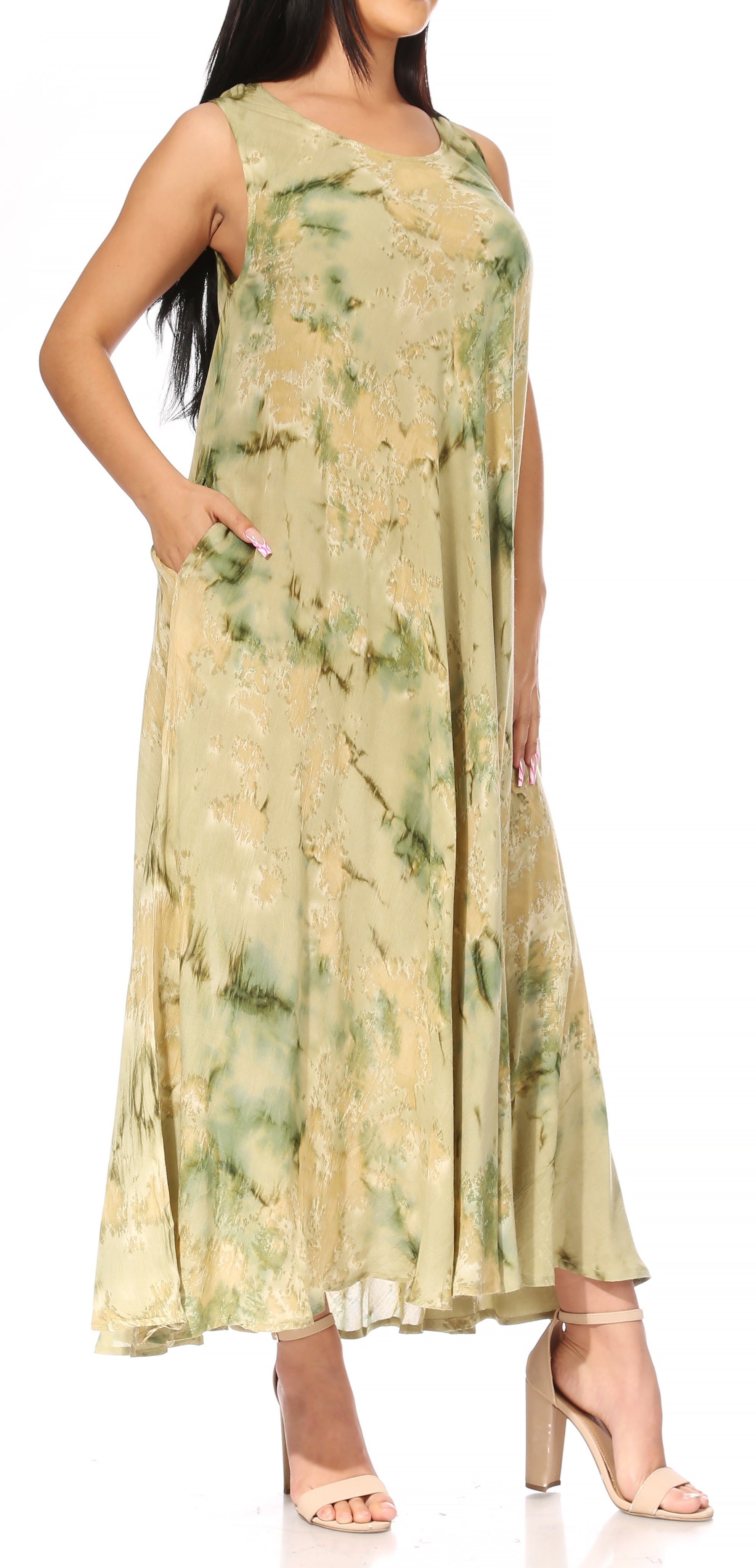 Sakkas - Liza Sleeveless Maxi Caftan