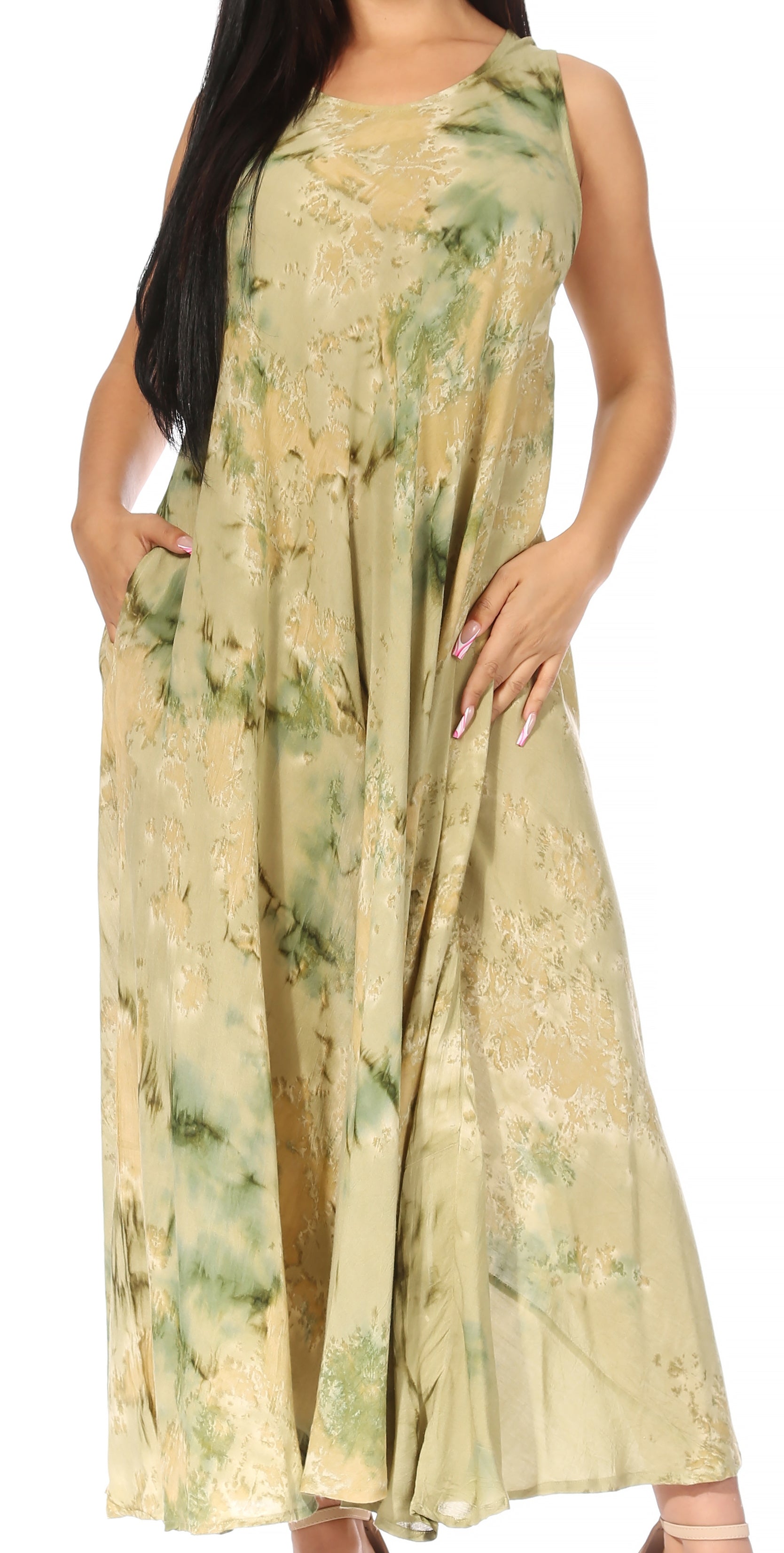Sakkas - Liza Sleeveless Maxi Caftan