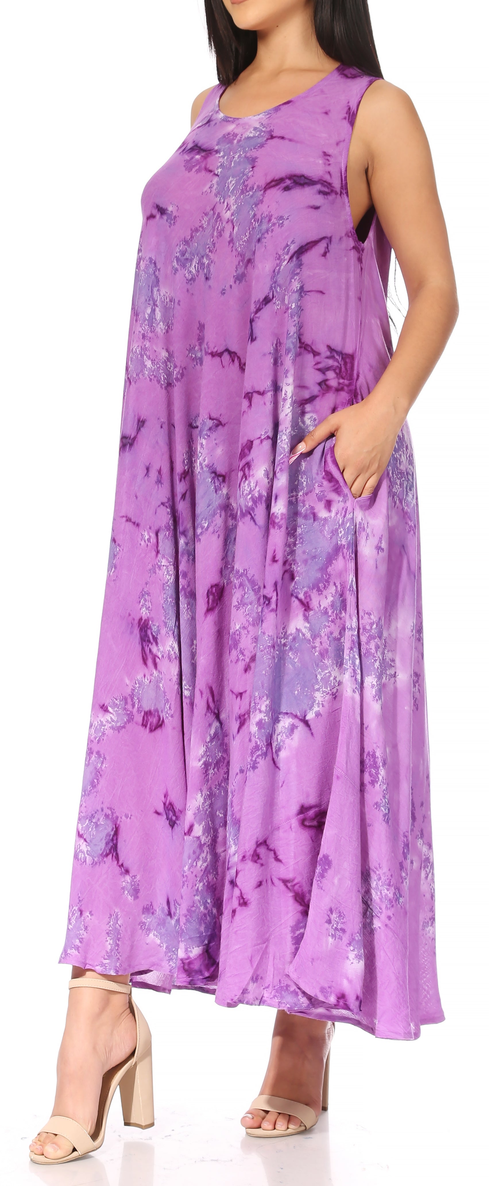 Sakkas - Liza Sleeveless Maxi Caftan