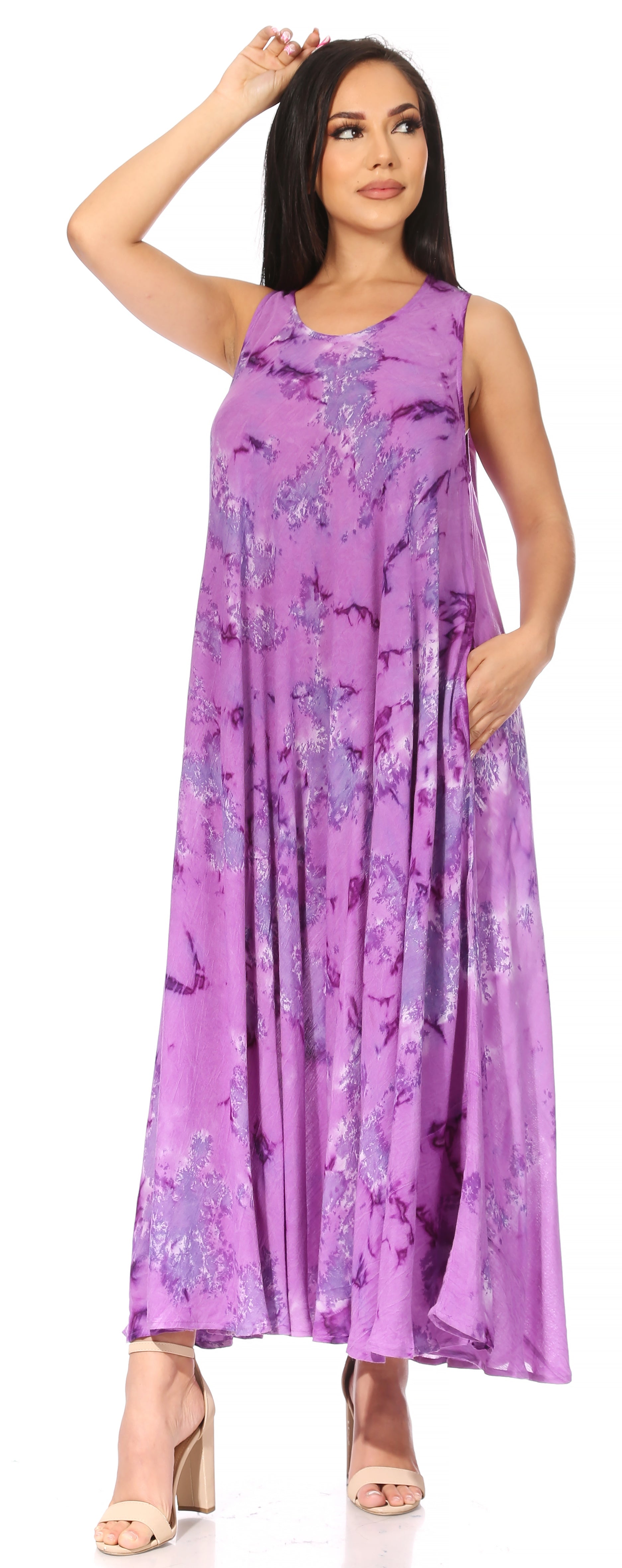 Sakkas - Liza Sleeveless Maxi Caftan