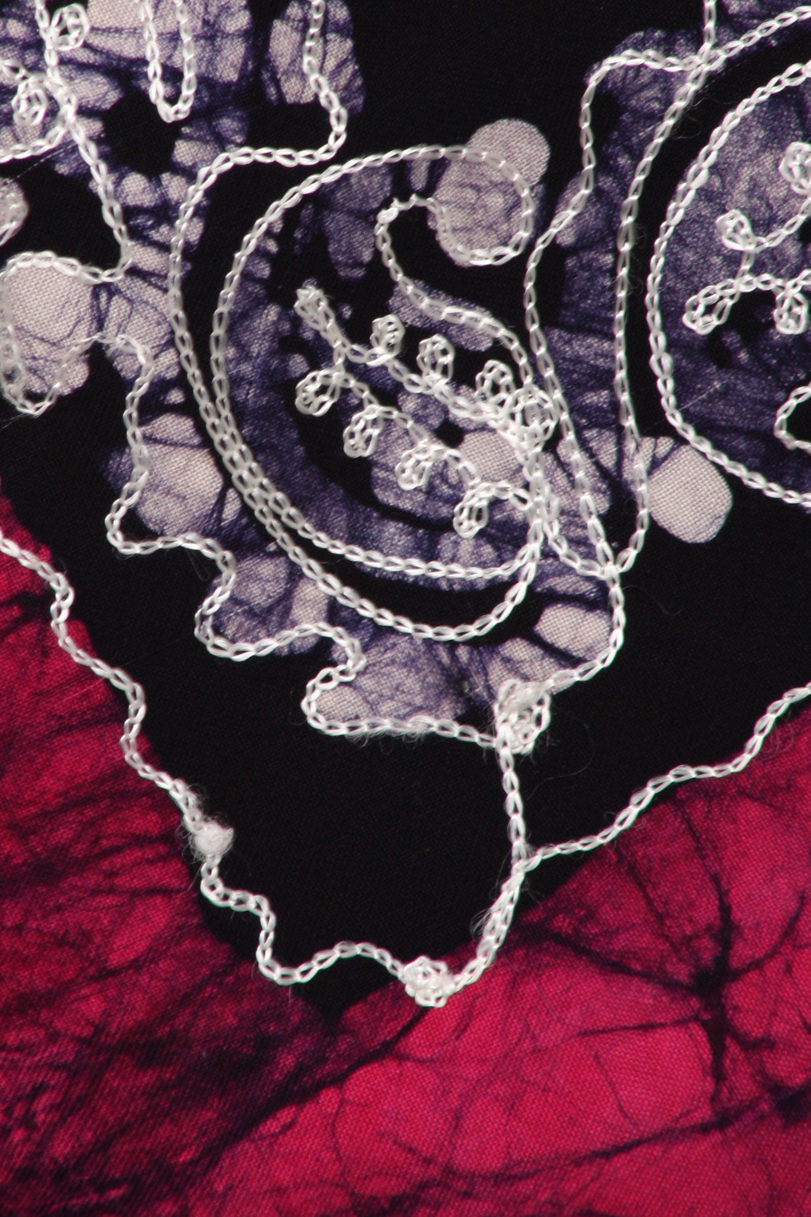 Sakkas - Aphrodite Embroidered Batik Dress