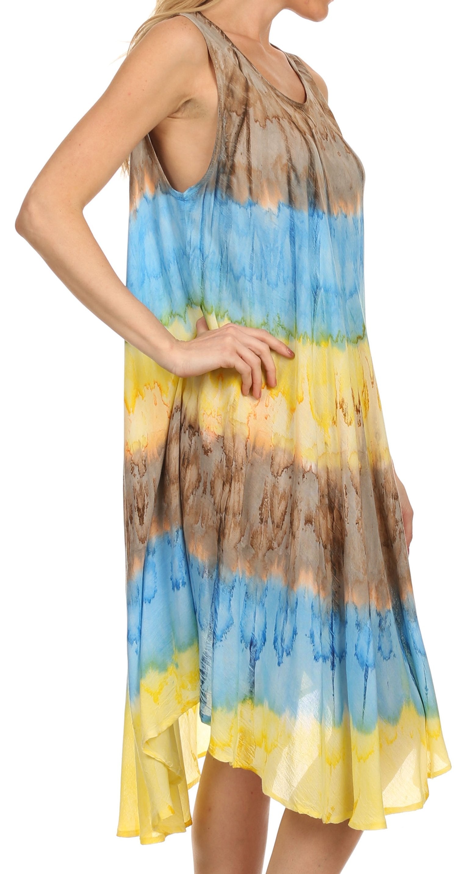 Sakkas - Desert Sun Caftan Dress / Cover Up