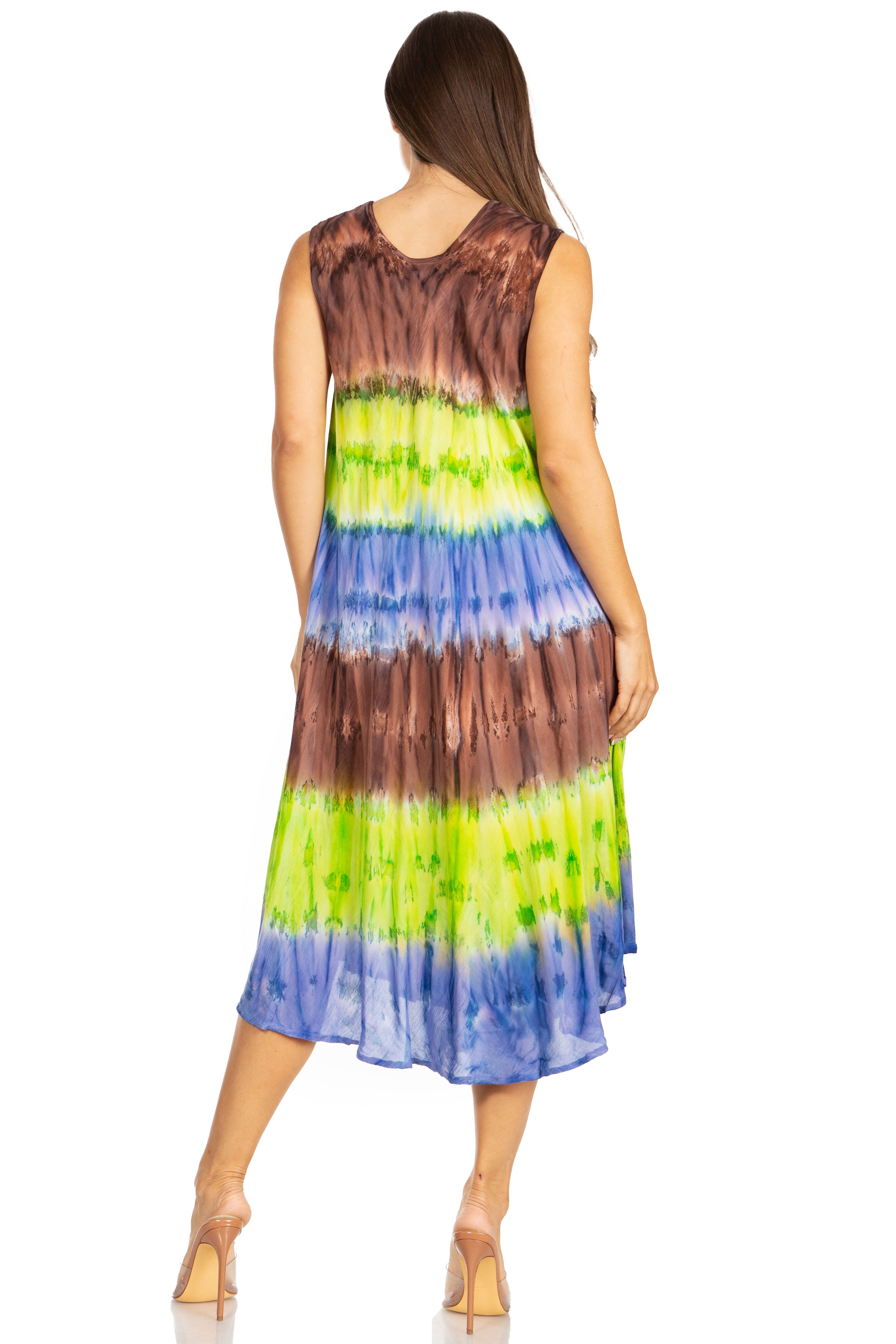Sakkas - Desert Sun Caftan Dress / Cover Up